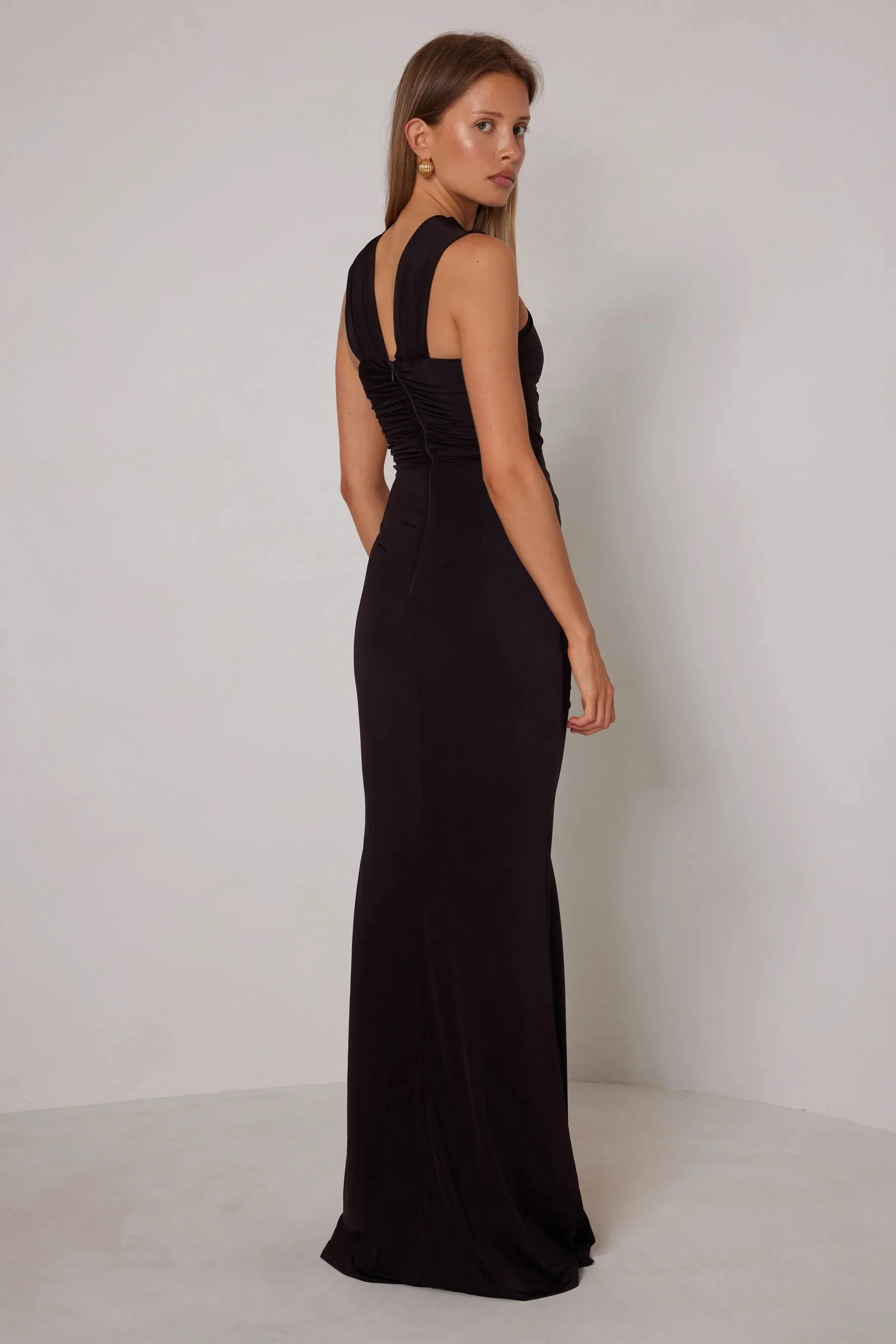 Elle Zeitoune Yvonne Dress - Espresso - Image 5