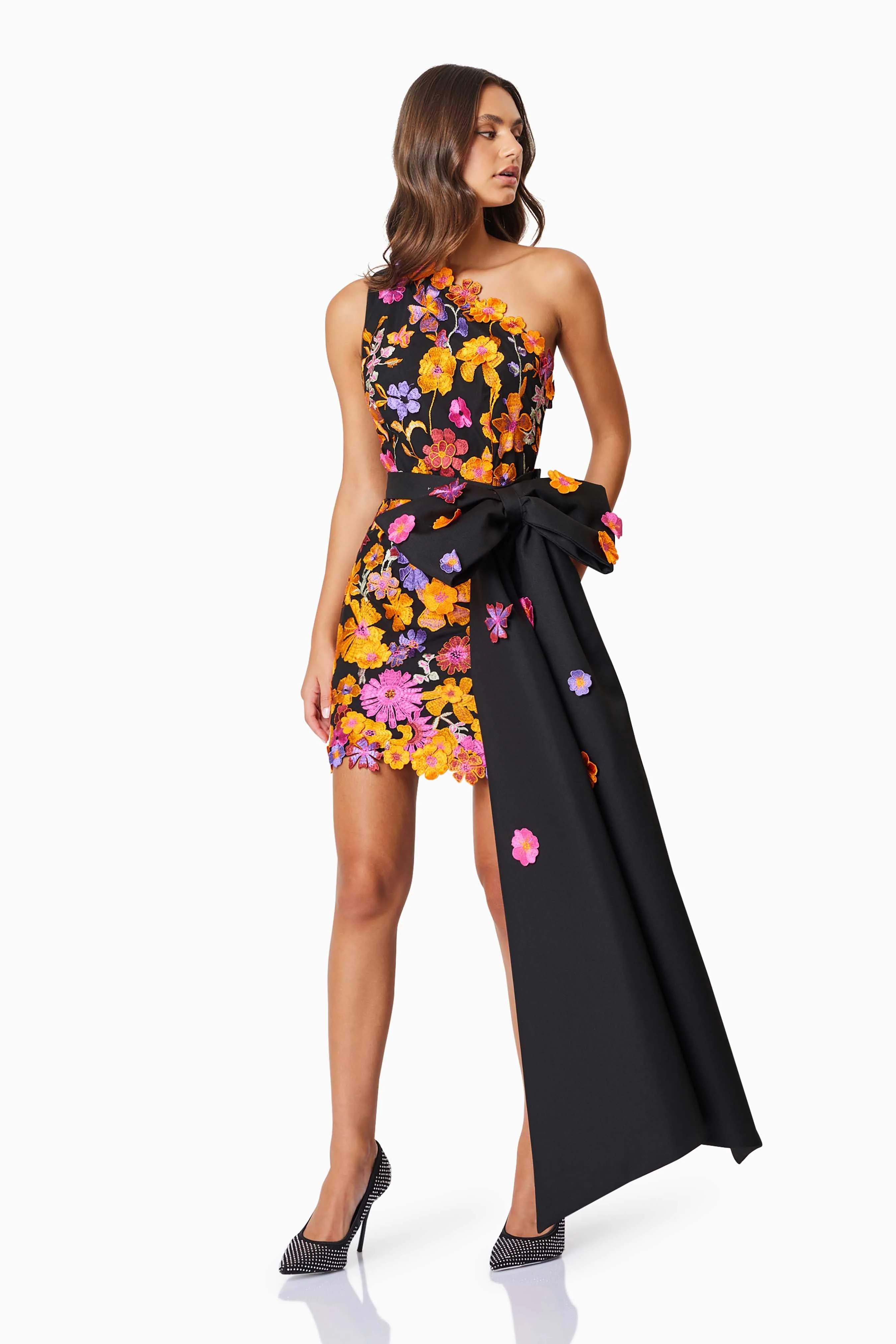 Elliatt Alessandra Party Dress - Orange Multi - Image 6