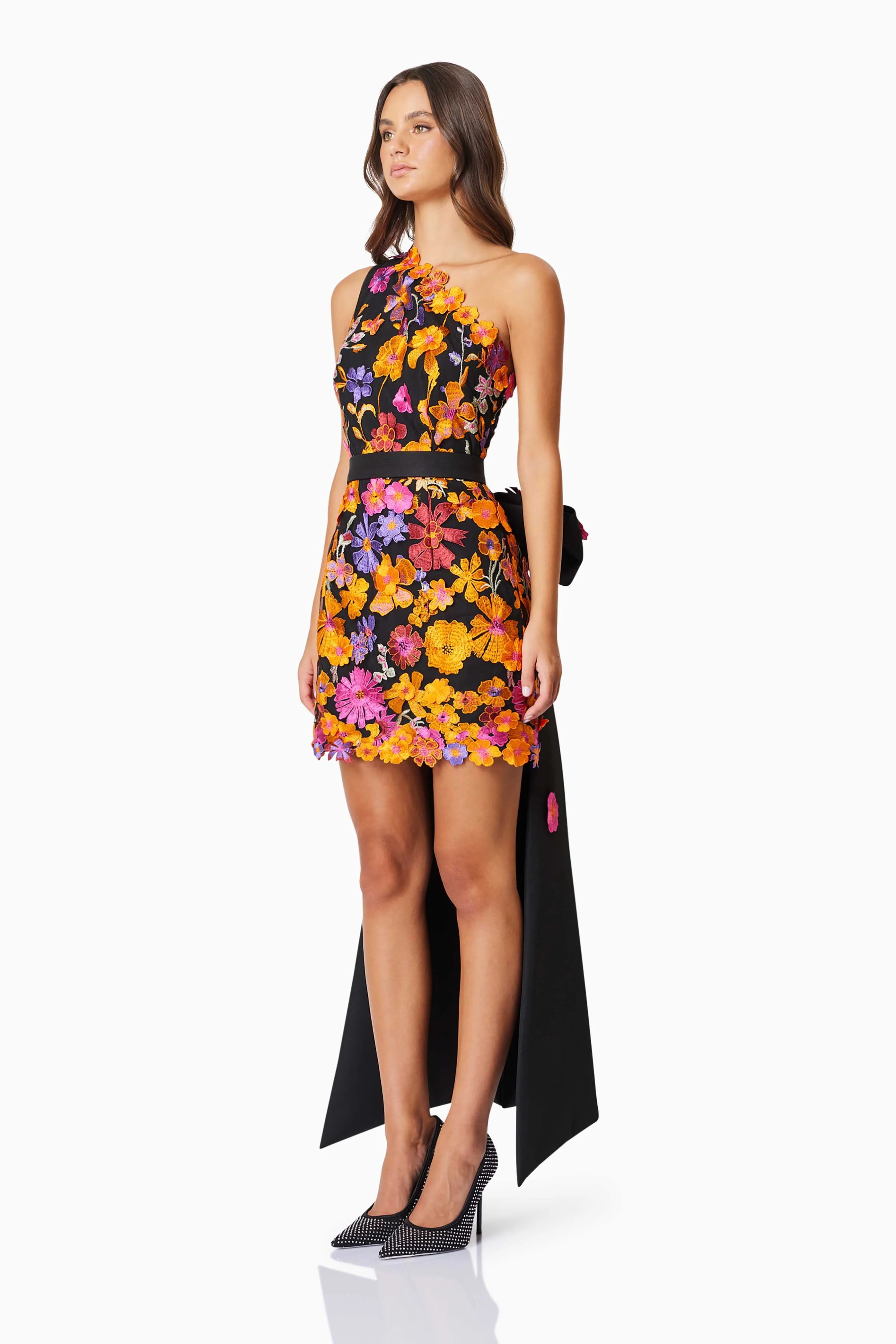 Elliatt Alessandra Party Dress - Orange Multi - Image 7