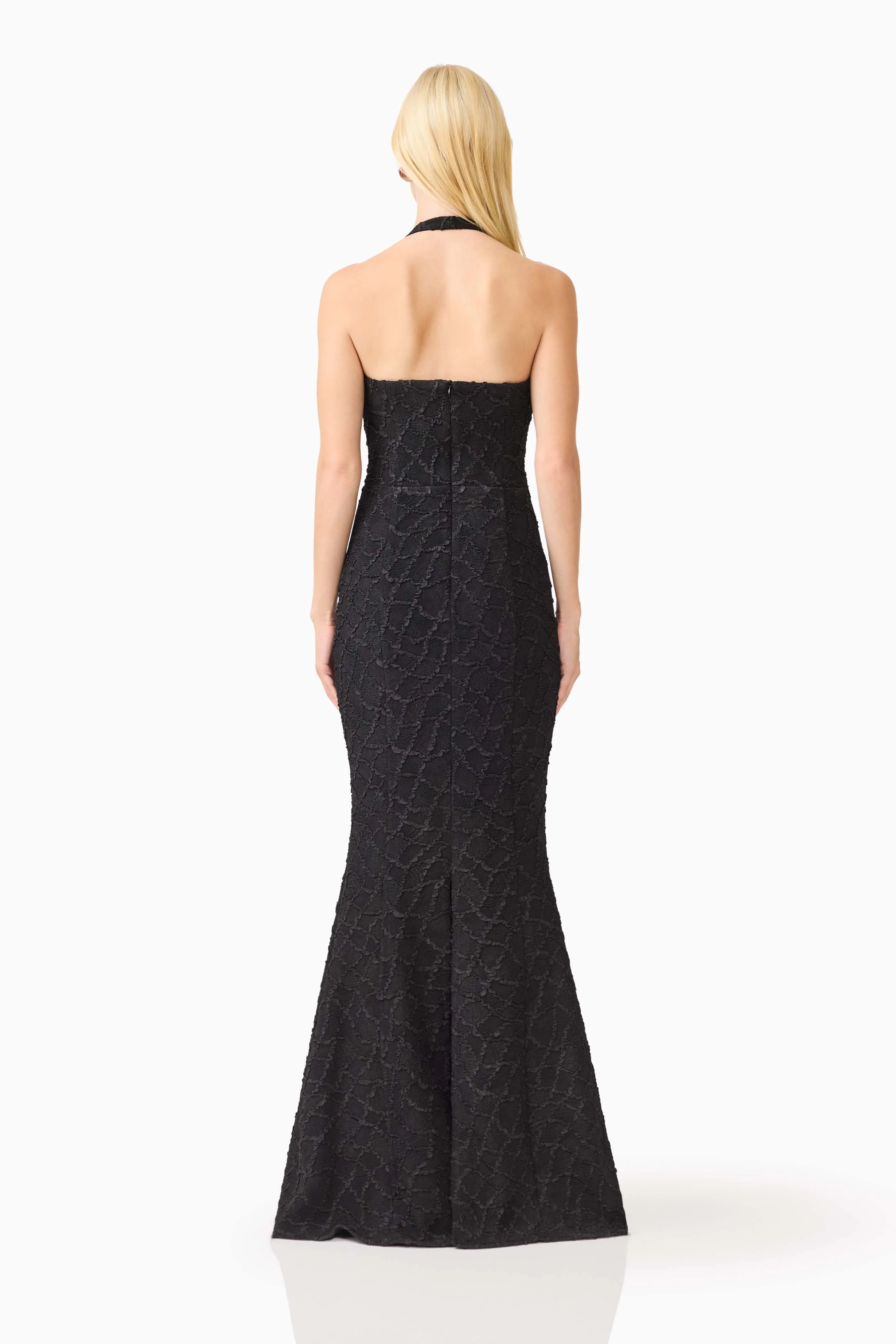 Elliatt Alexandra Halterneck Gown - Black - Image 6