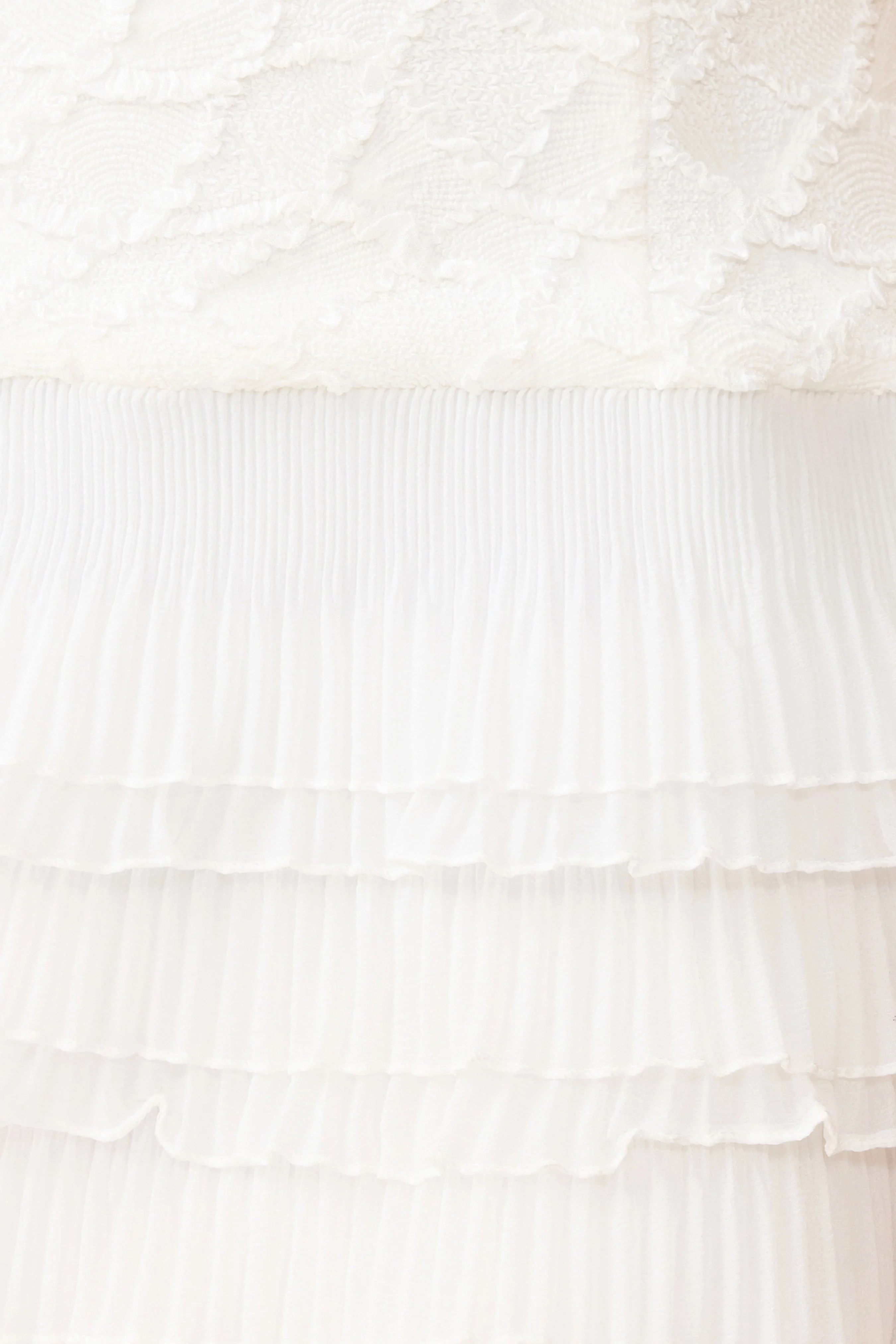 Elliatt Alexandra Tiered Mini Dress - White - Image 4