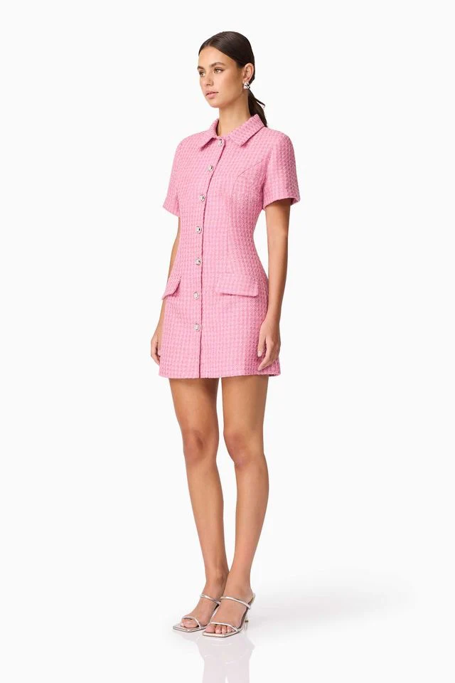 Elliatt Alia Mini Dress - Pink - Image 3