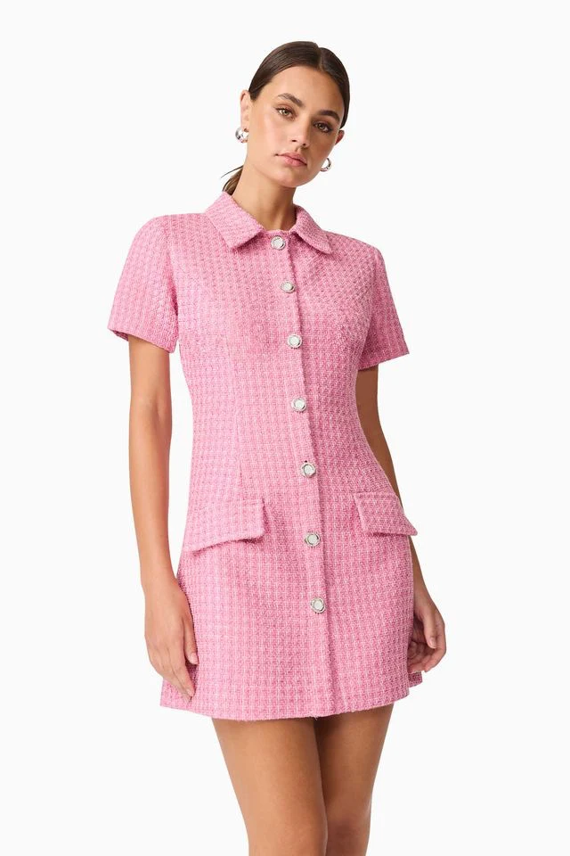Elliatt Alia Mini Dress - Pink - Image 4