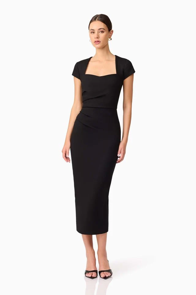 Elliatt Alina Midi Dress - Black - Image 2