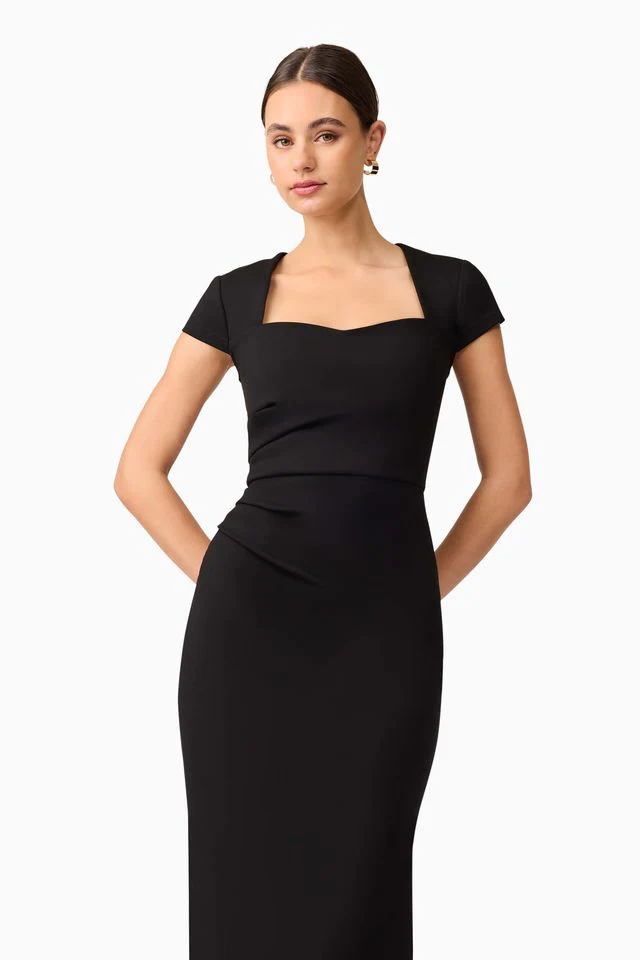 Elliatt Alina Midi Dress - Black - Image 5