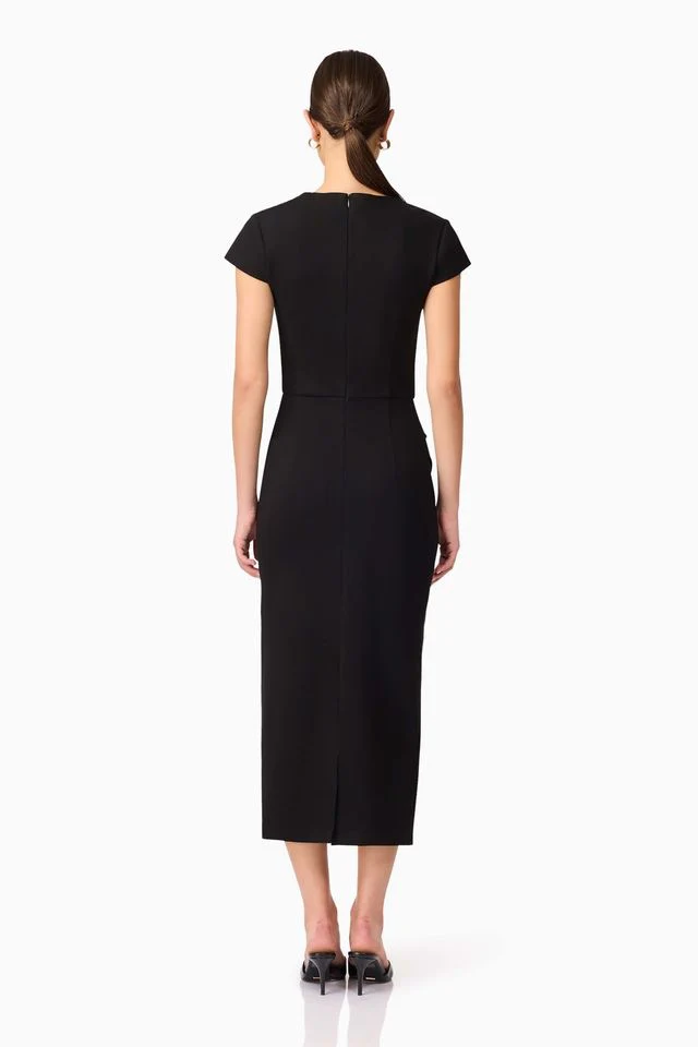 Elliatt Alina Midi Dress - Black - Image 6