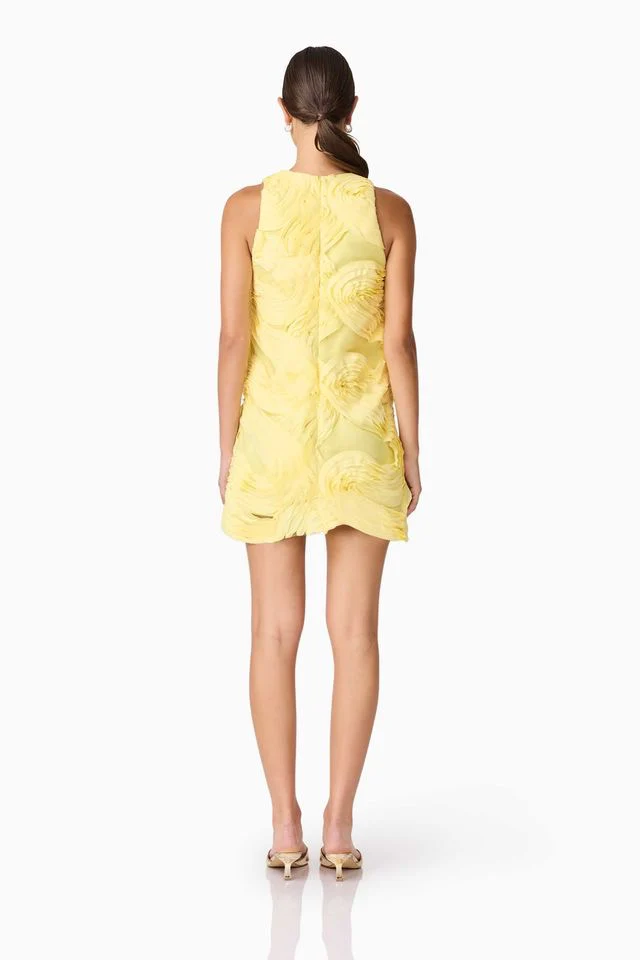 Elliatt Asher Mini Shift Dress - Yellow - Image 5