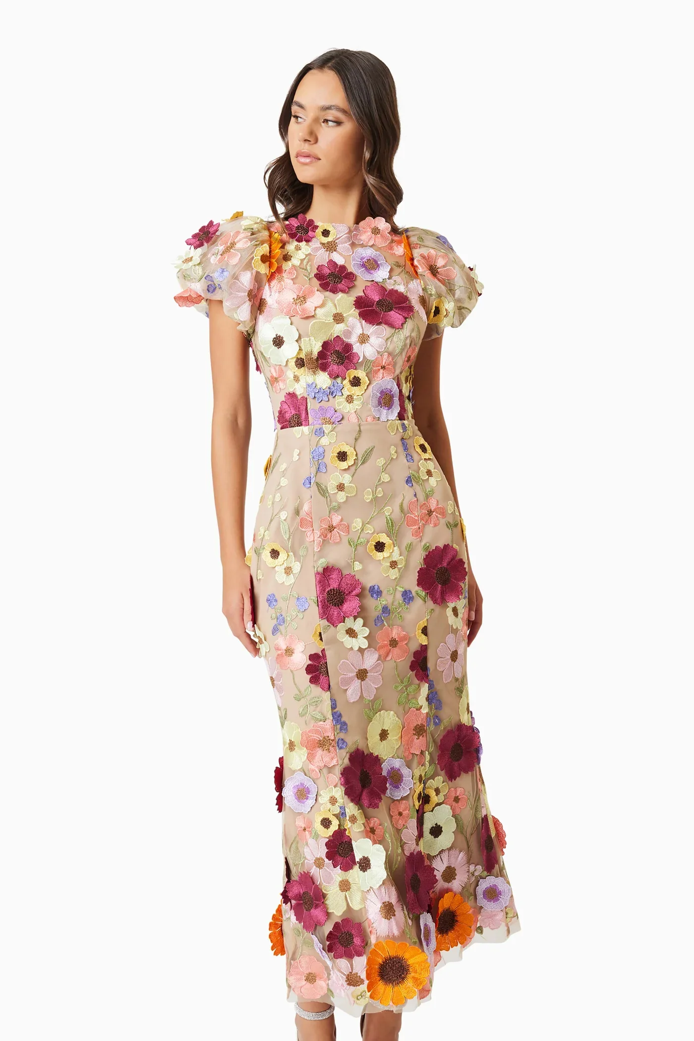 Elliatt Astraea 3D Lace Dress - Multi - Image 2