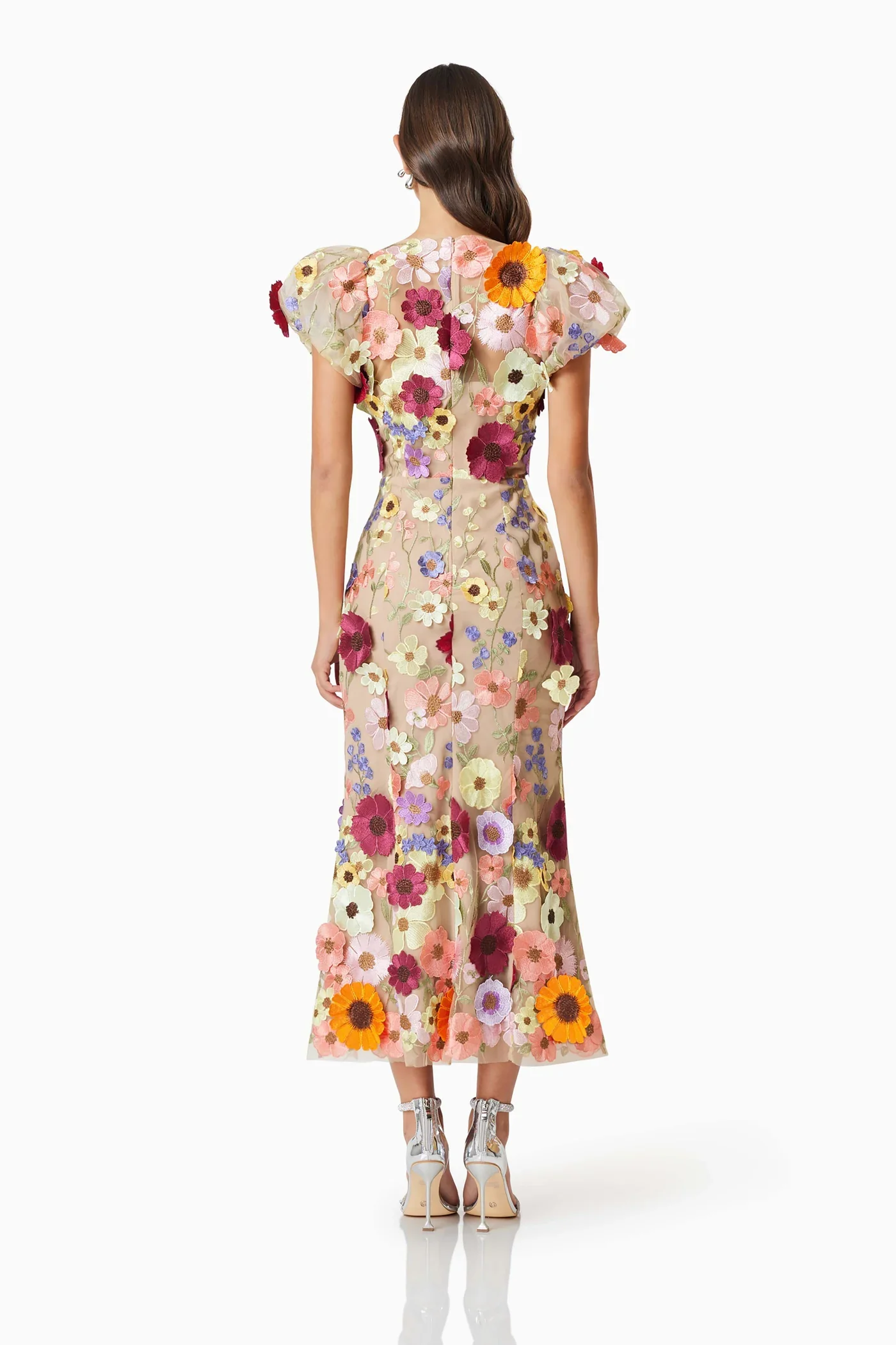 Elliatt Astraea 3D Lace Dress - Multi - Image 3