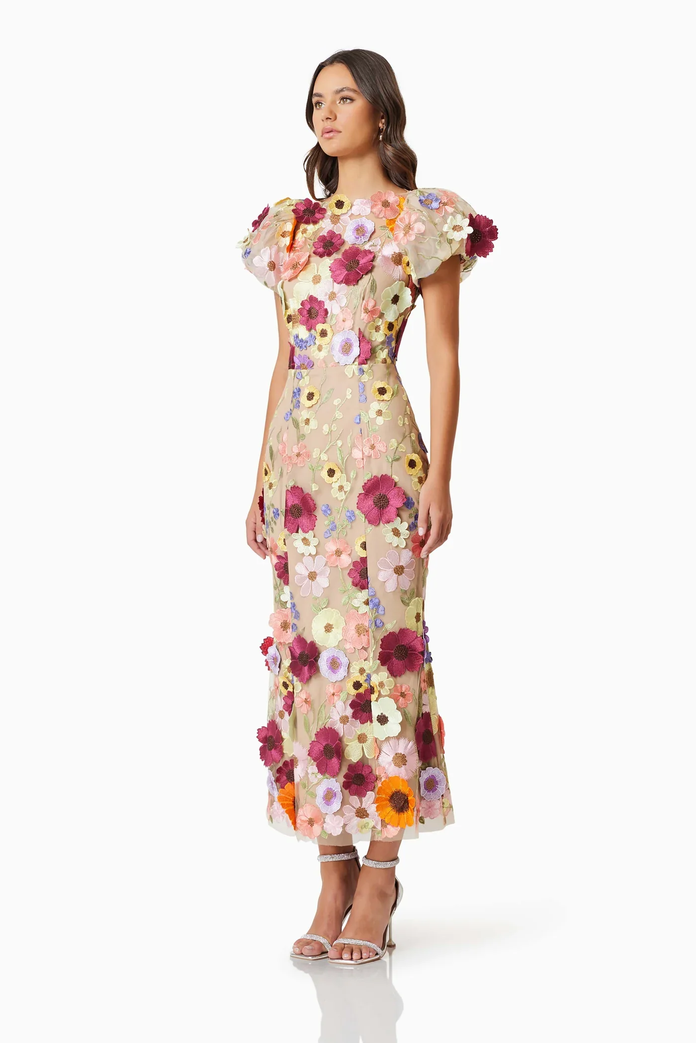 Elliatt Astraea 3D Lace Dress - Multi - Image 4