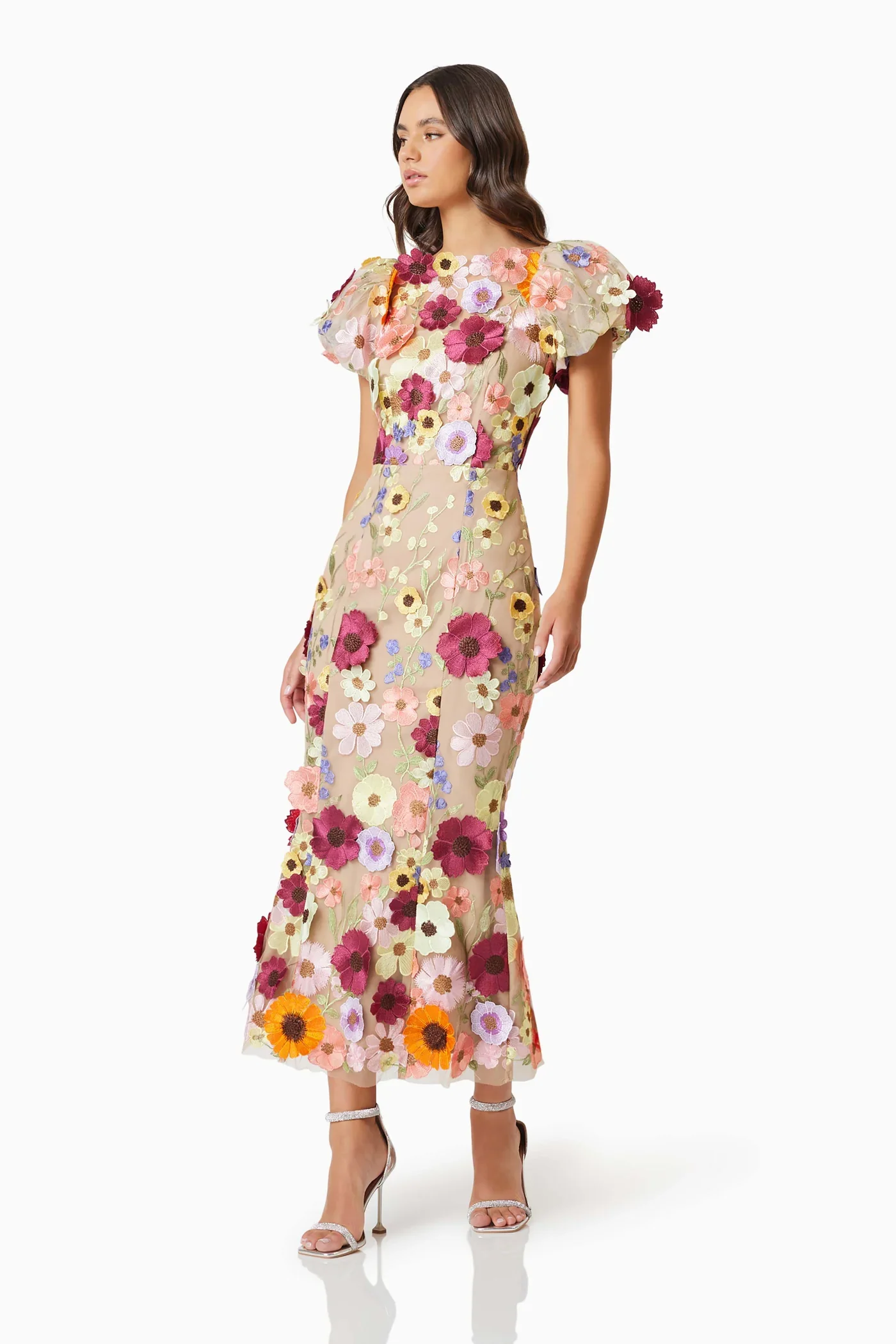 Elliatt Astraea 3D Lace Dress - Multi - Image 5