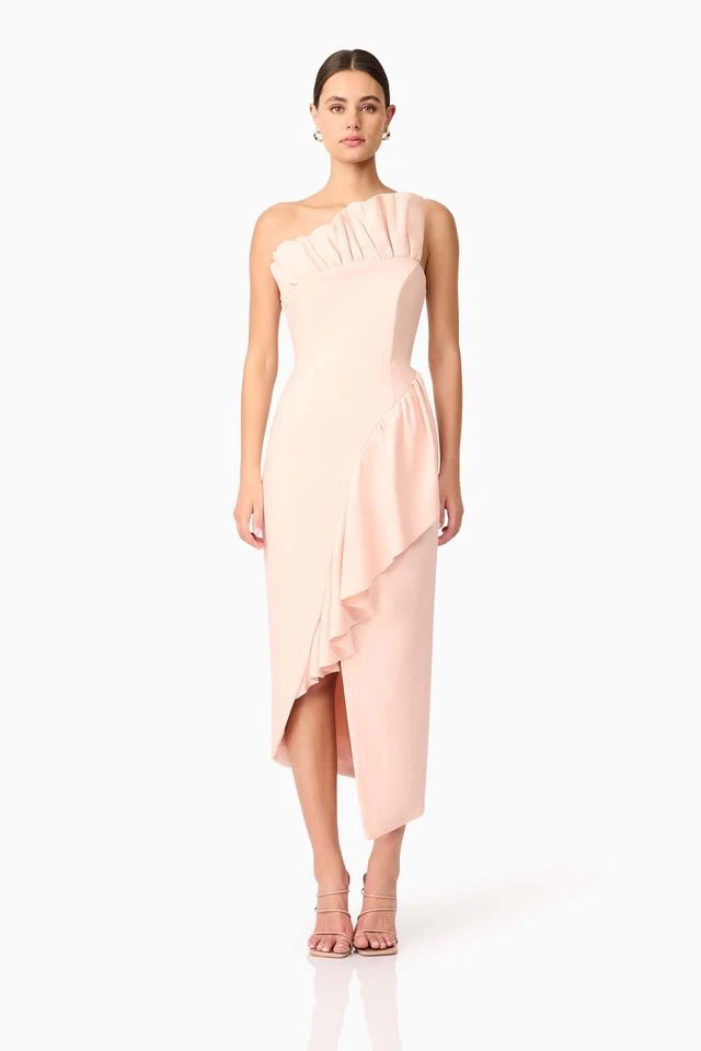 Elliatt Ava Midi Dress - Soft Pink