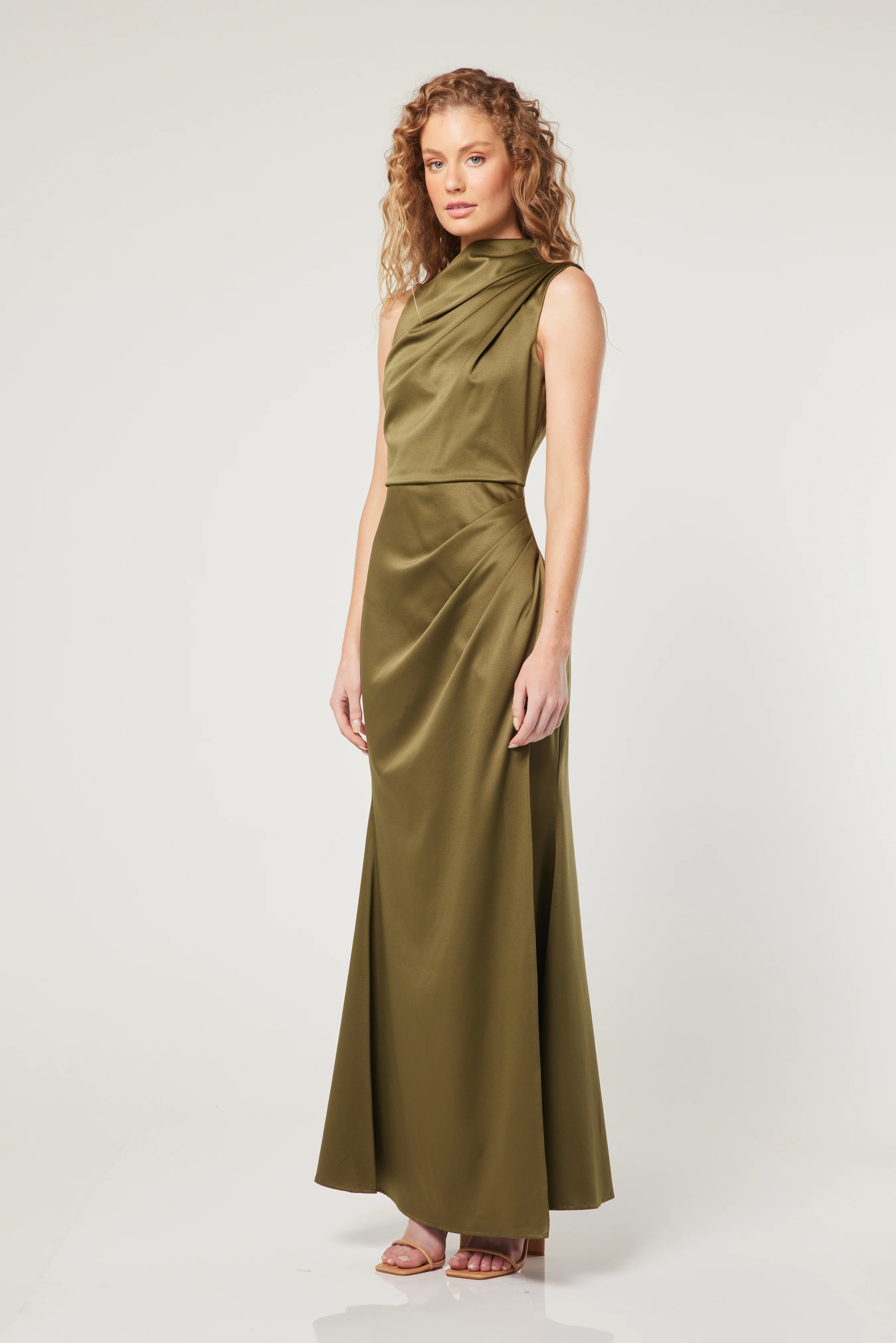 Elliatt Avalite Maxi Dress - Olive - Image 3