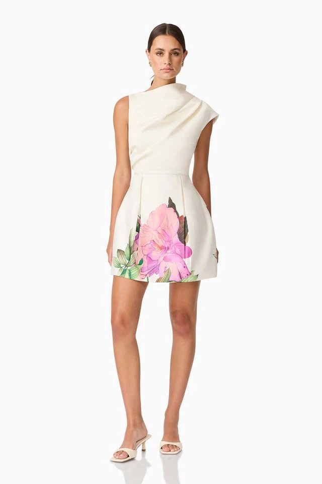 Elliatt Azelie Mini Dress - Ivory - Image 2