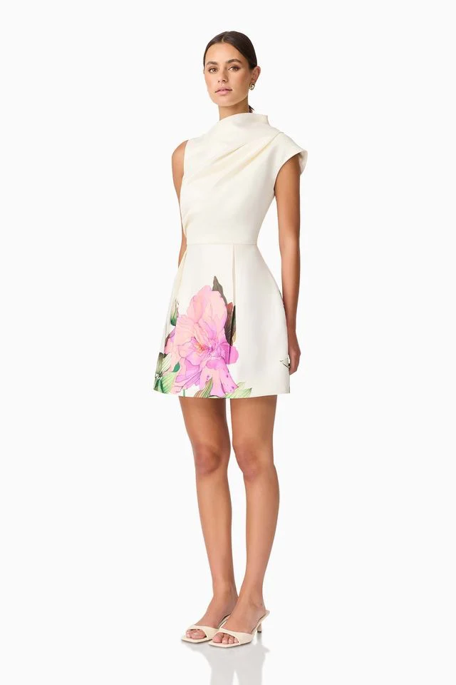 Elliatt Azelie Mini Dress - Ivory - Image 3