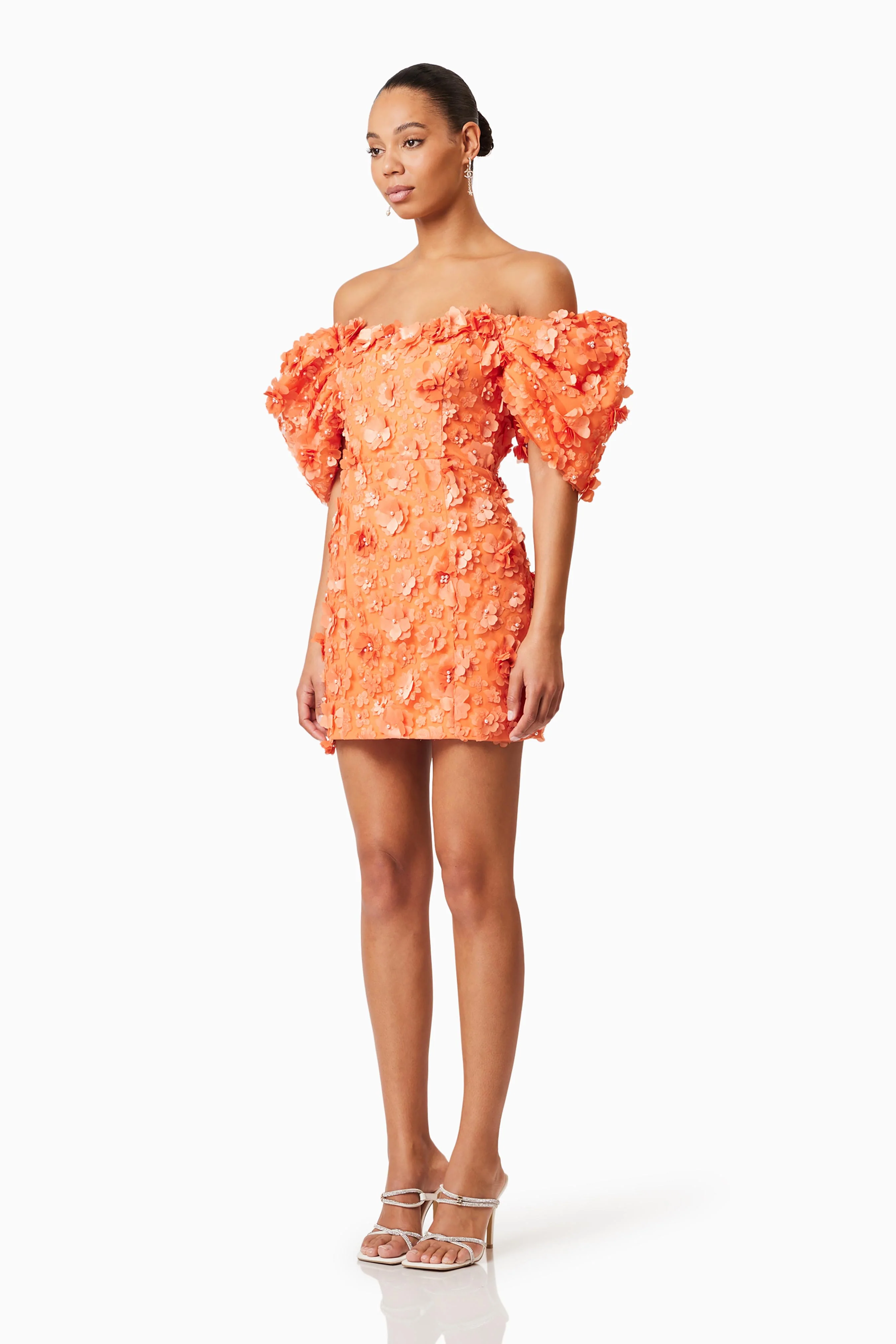 Elliatt Bluebell Mini Dress - Orange - Image 6