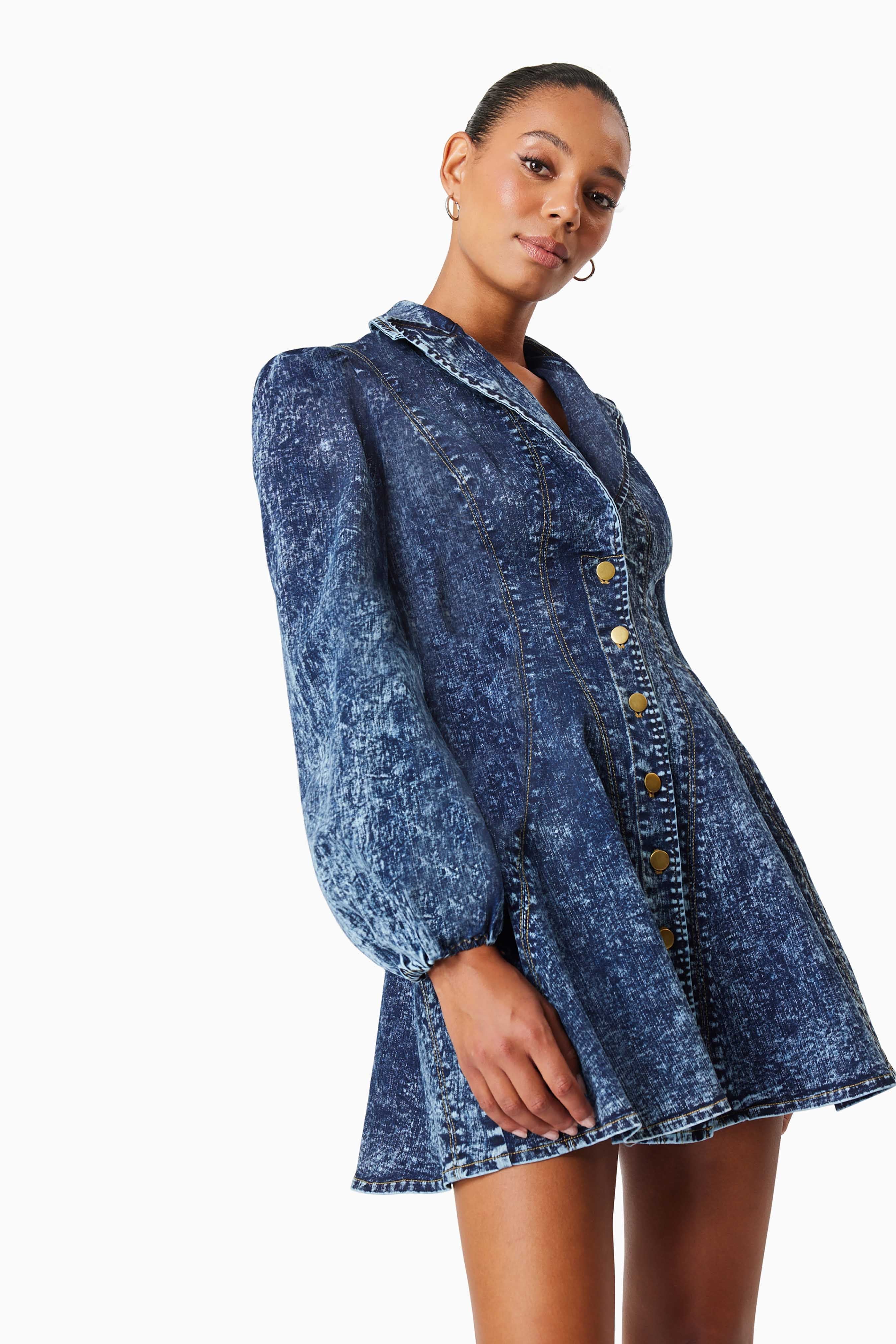 Elliatt Camila Day Dress - Blue - Image 4