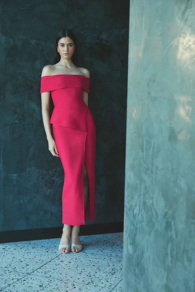 Elliatt Celia Gown - Red - Image 2