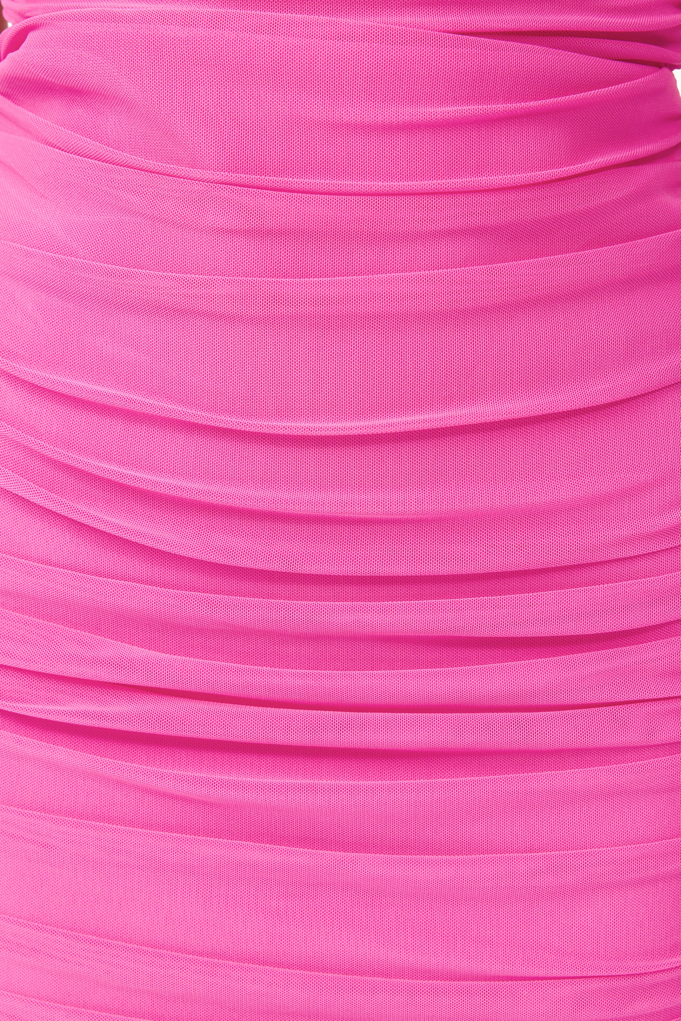 Elliatt Celina Off Shoulder Mini Dress - Hot Pink - Image 6