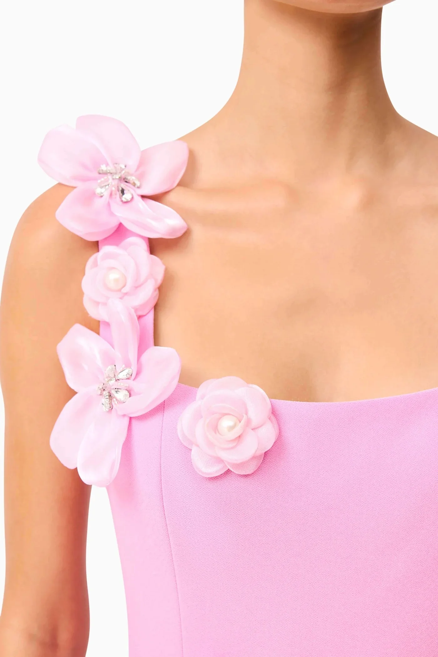 Elliatt Chantelle 3D Midi Dress - Pink - Image 6