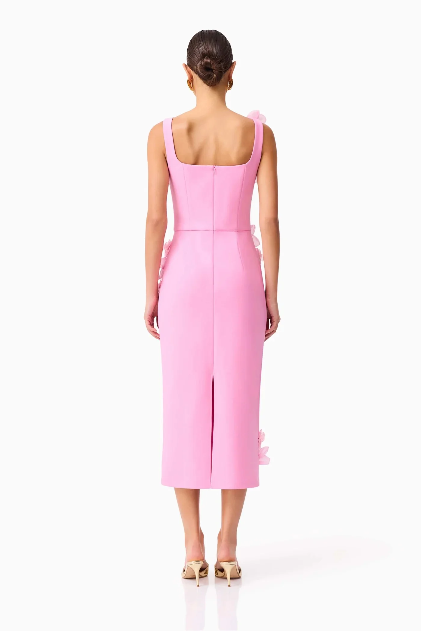 Elliatt Chantelle 3D Midi Dress - Pink - Image 7