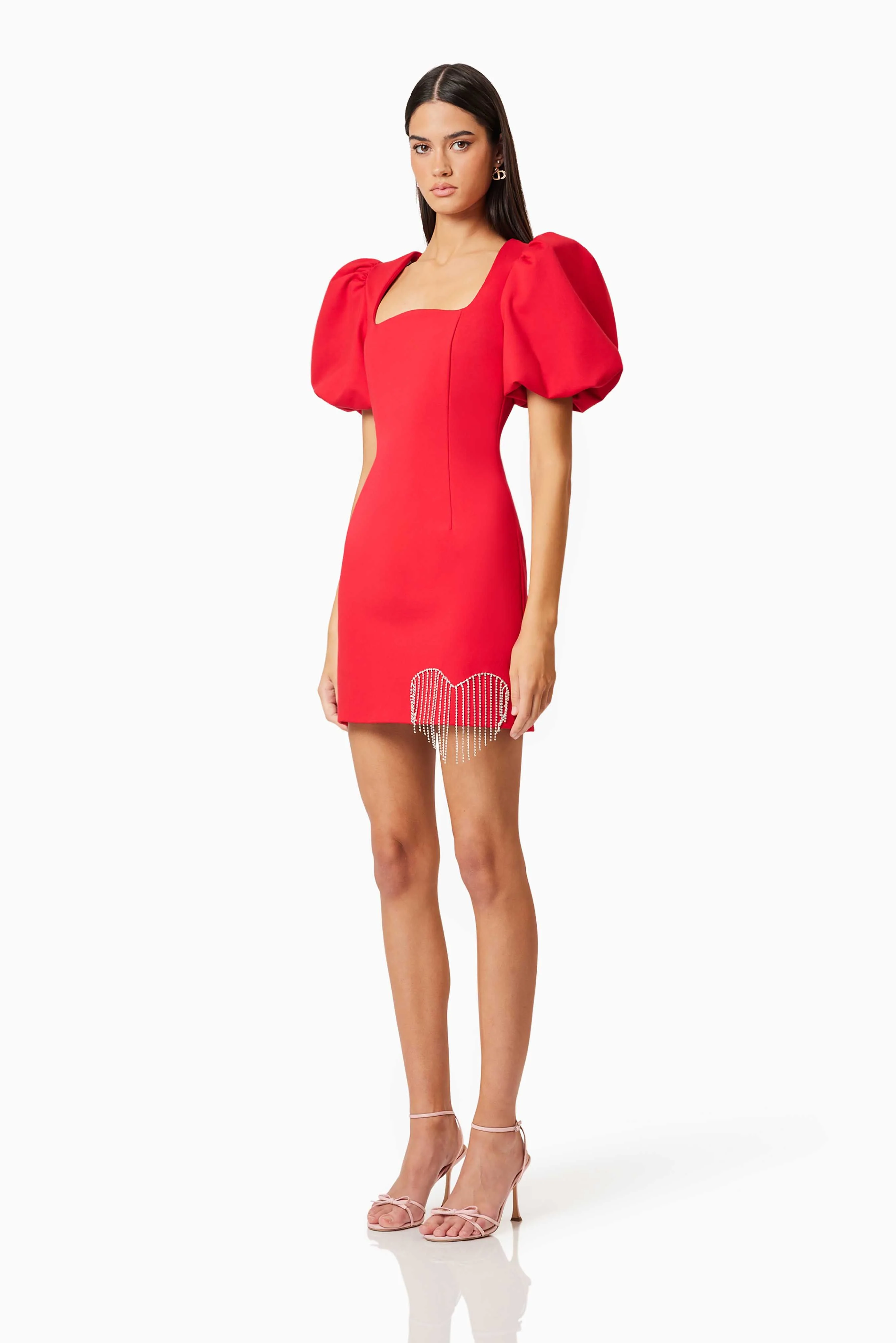 Elliatt Cherie Mini Dress - Red - Image 3