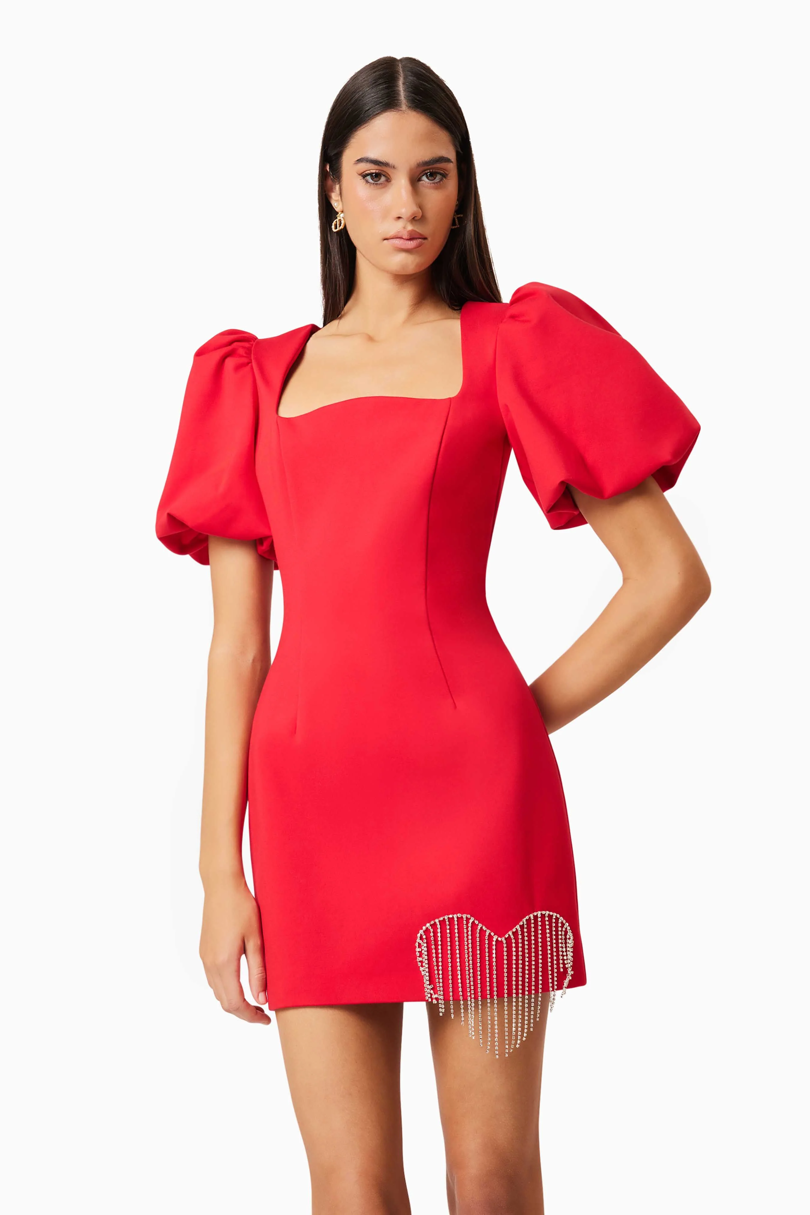 Elliatt Cherie Mini Dress - Red - Image 4