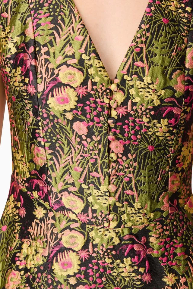 Elliatt Cindy Gown - Black Floral Multi - Image 6