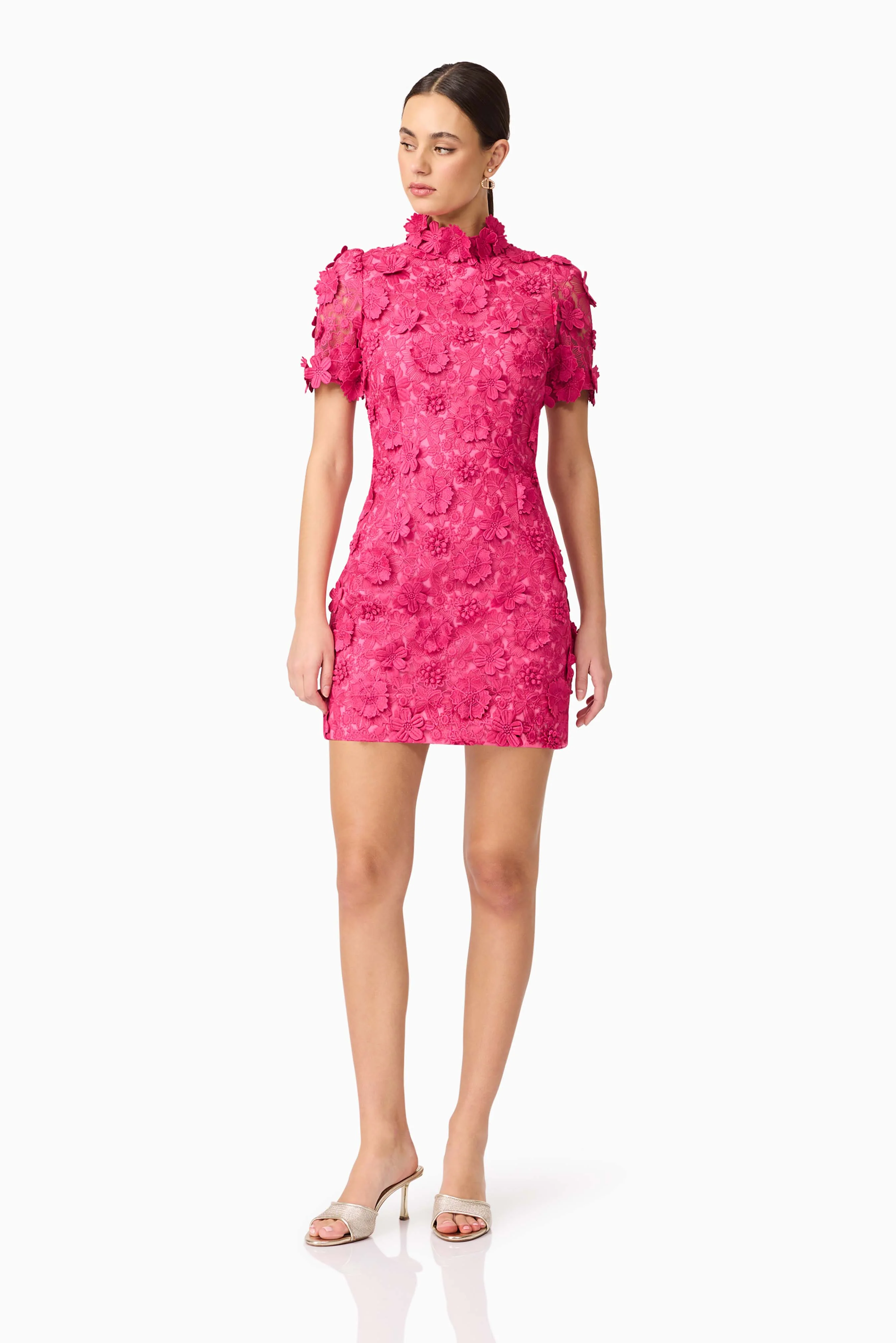 Elliatt Claudia Mini Dress - Fuchsia - Image 5