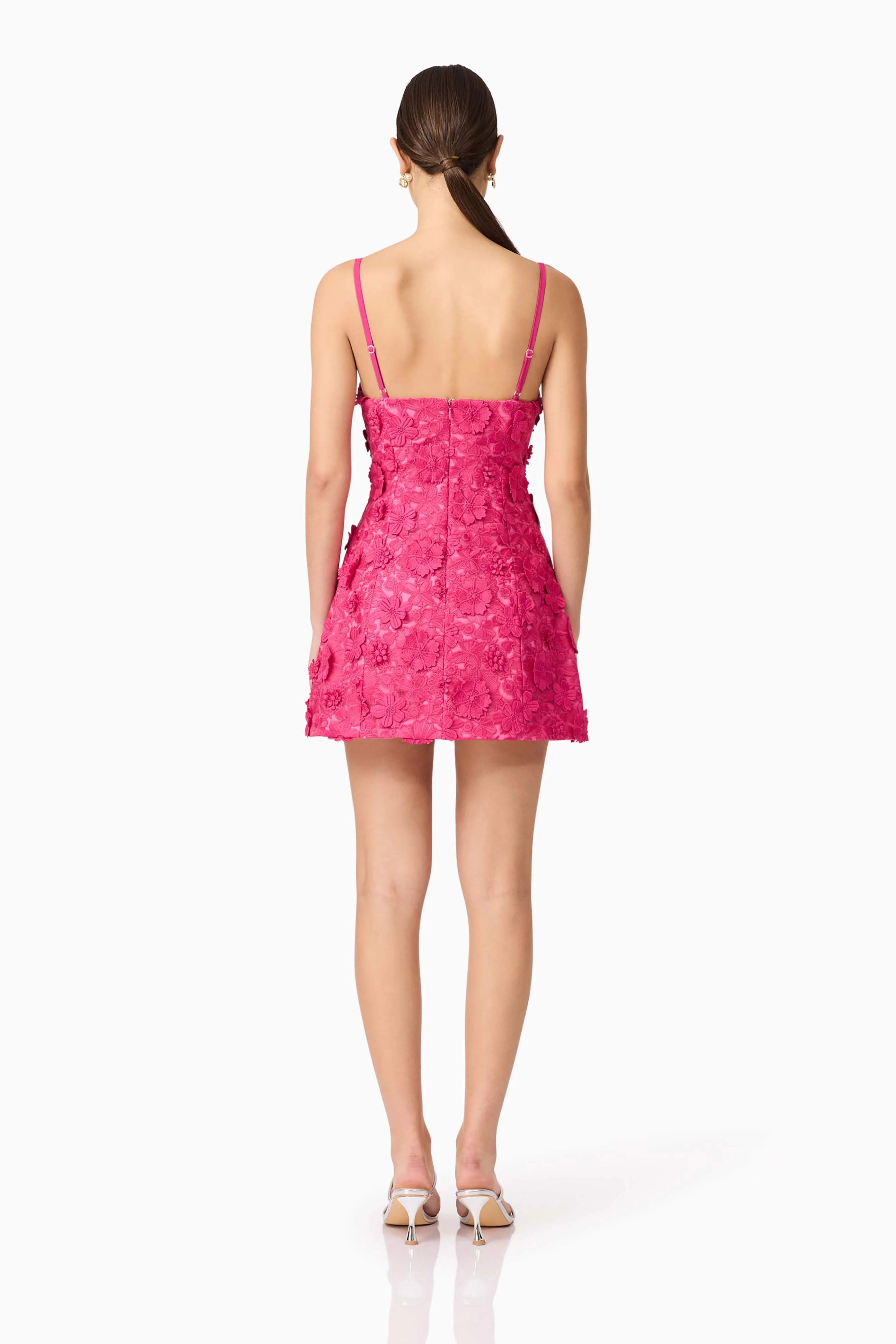 Elliatt Claudia Party Dress - Fuchsia - Image 4