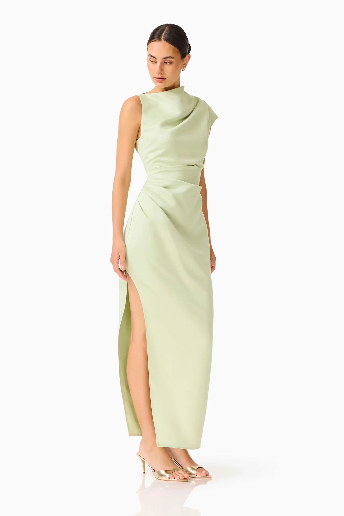 Elliatt Coralie Maxi Dress - Sage Green - Image 4