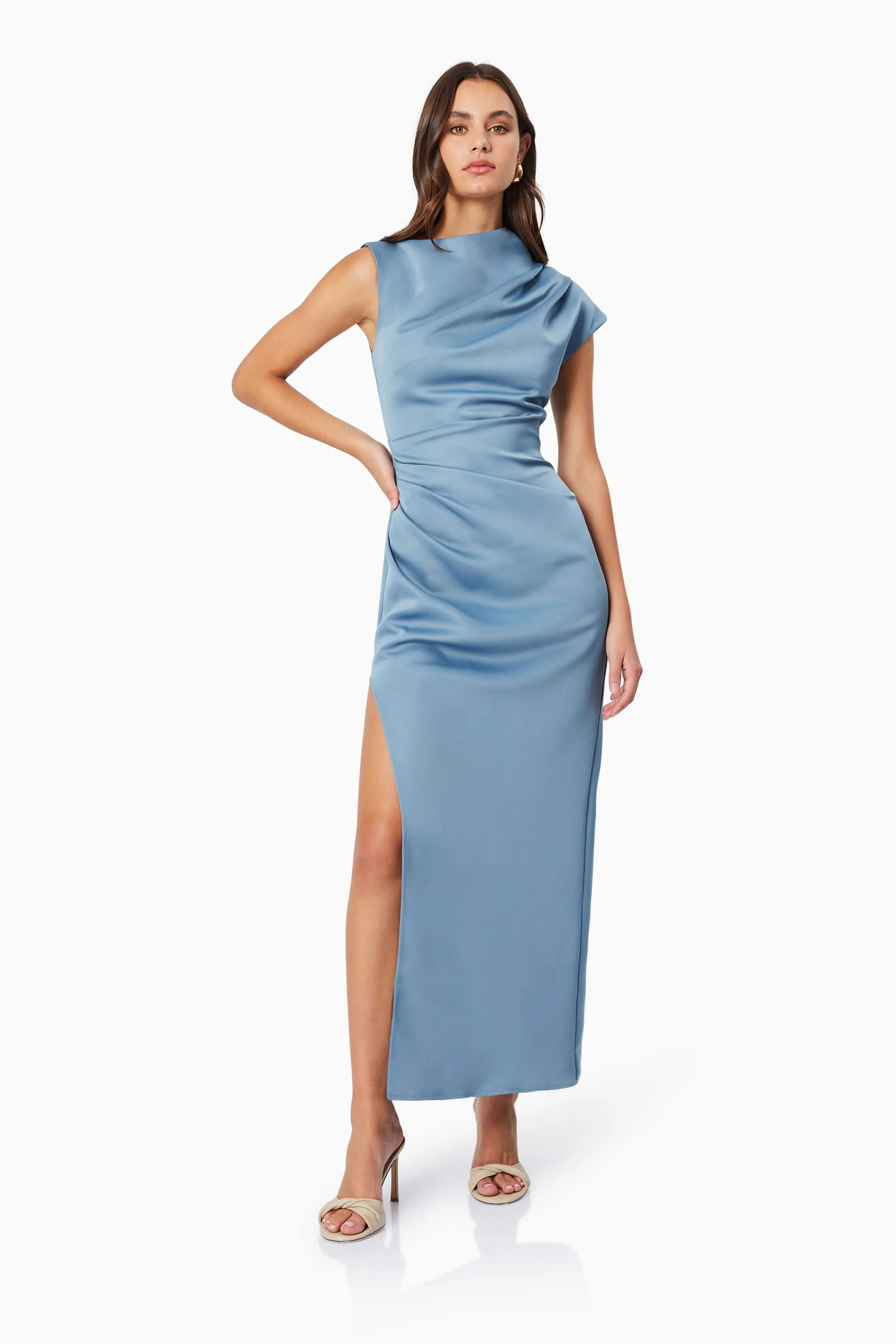 Elliatt Coralie Maxi Dress - Steel Blue - Image 2