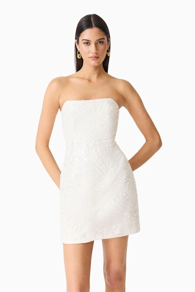 Elliatt Daelia Mini Dress - White - Image 2