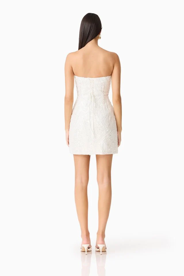 Elliatt Daelia Mini Dress - White - Image 7