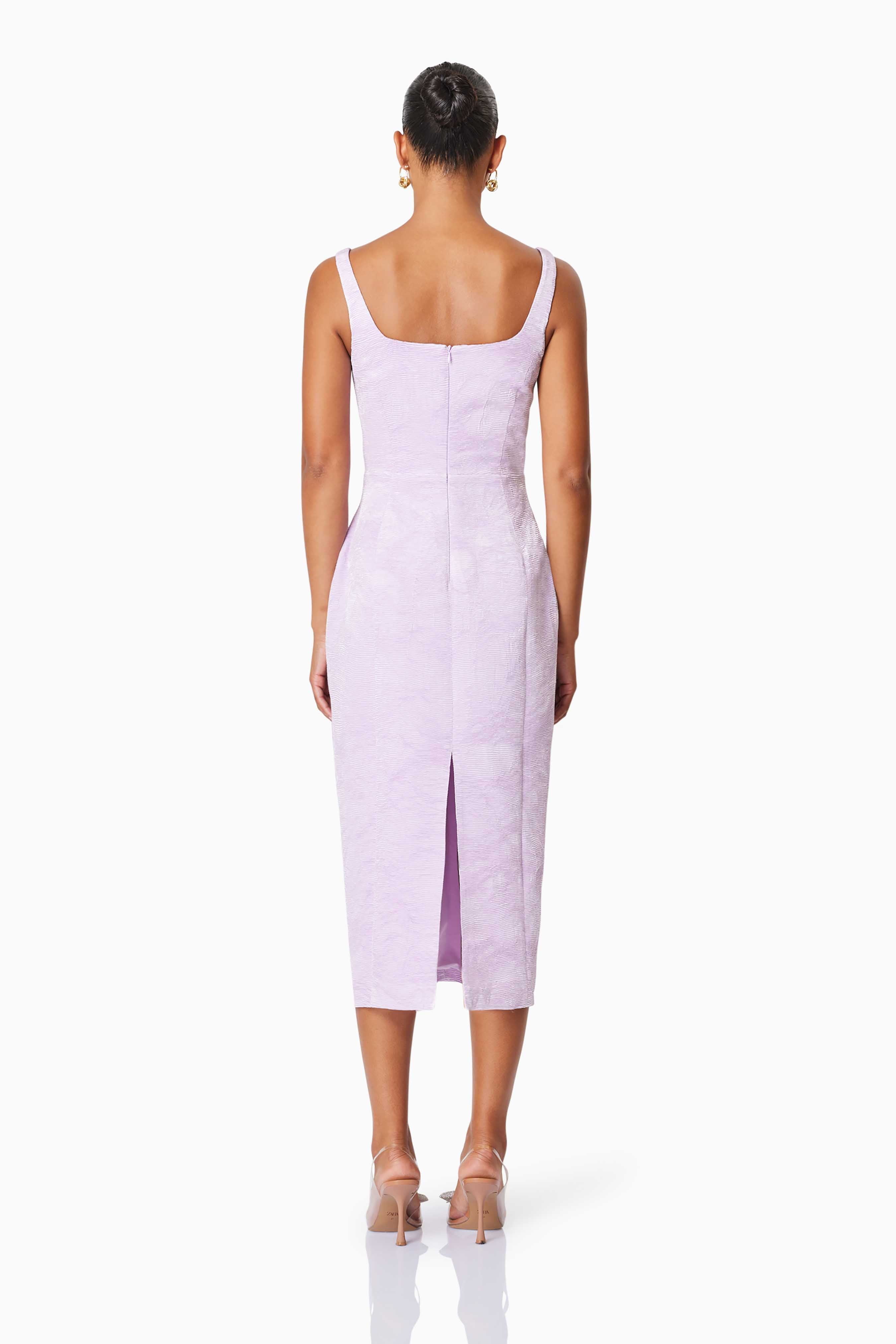 Elliatt Dasher Midi Dress - Lilac - Image 4