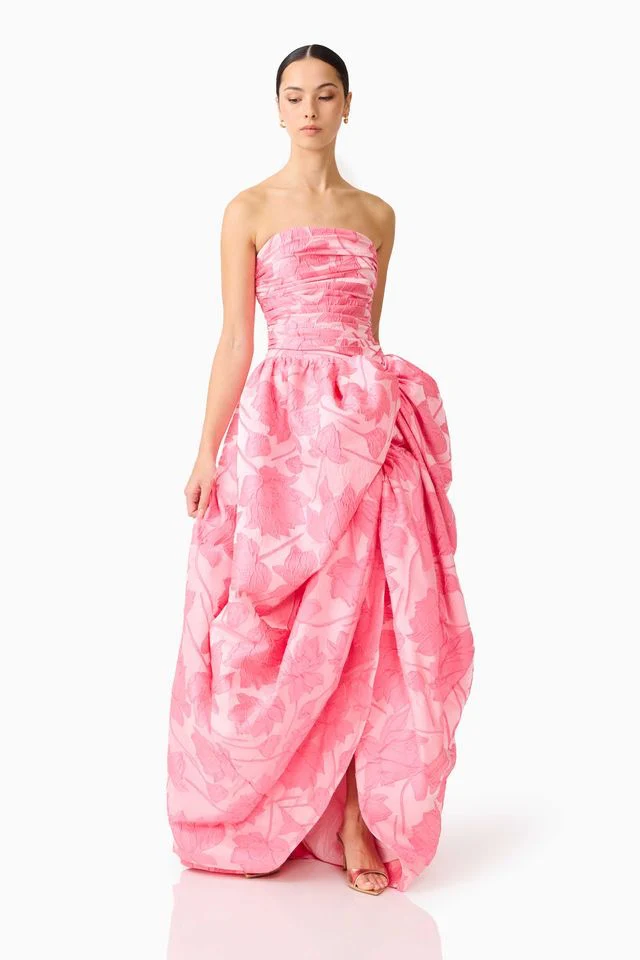 Elliatt Dionne Strapless Ballgown - Pink - Image 3