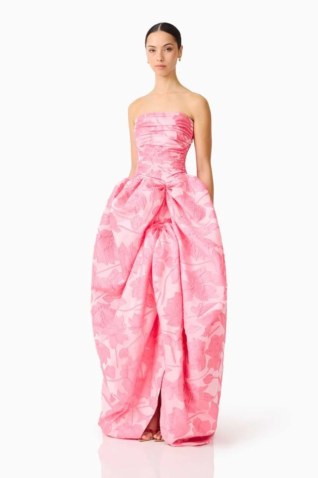 Elliatt Dionne Strapless Ballgown - Pink - Image 4