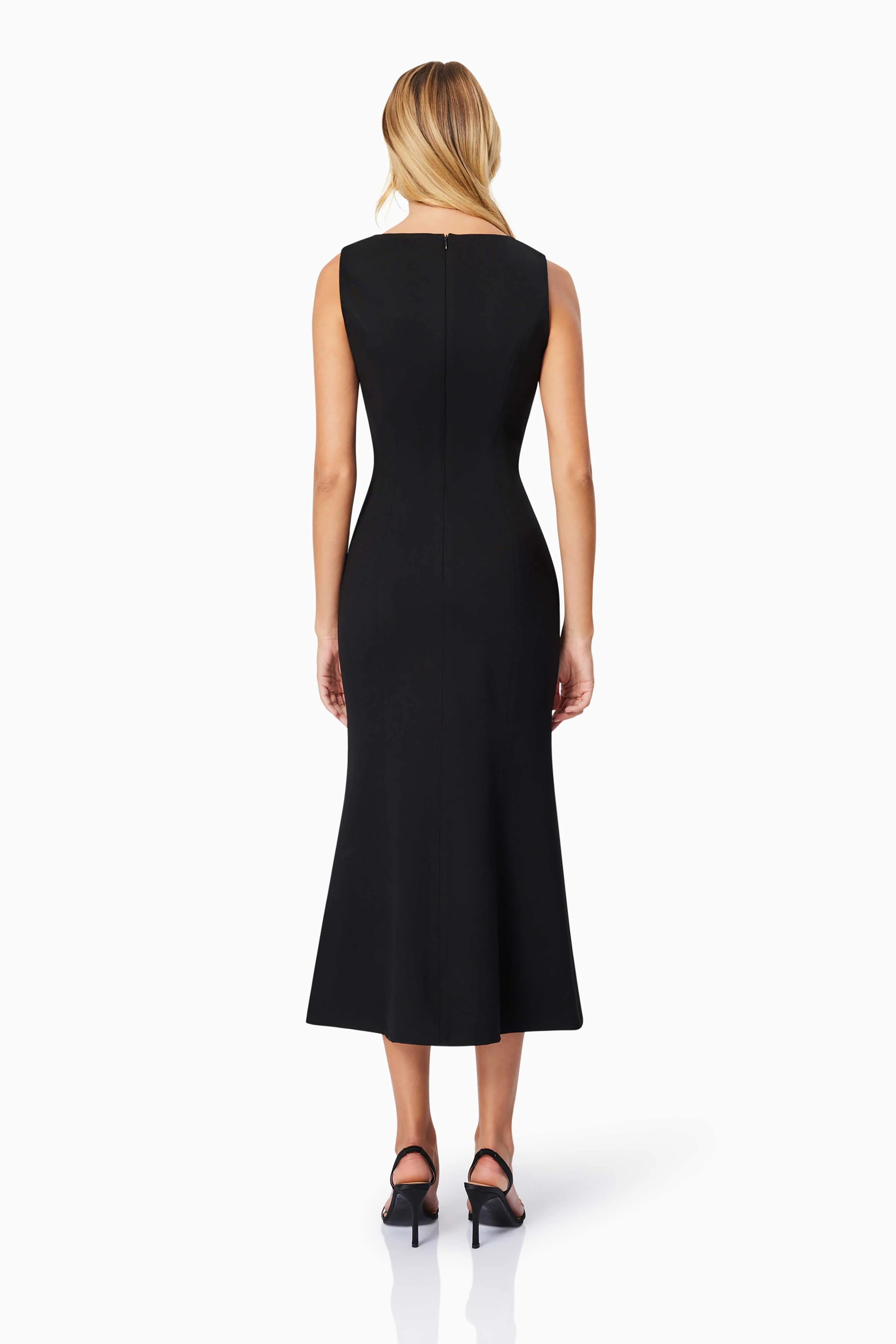 Elliatt Eden Midi Dress - Black - Image 4