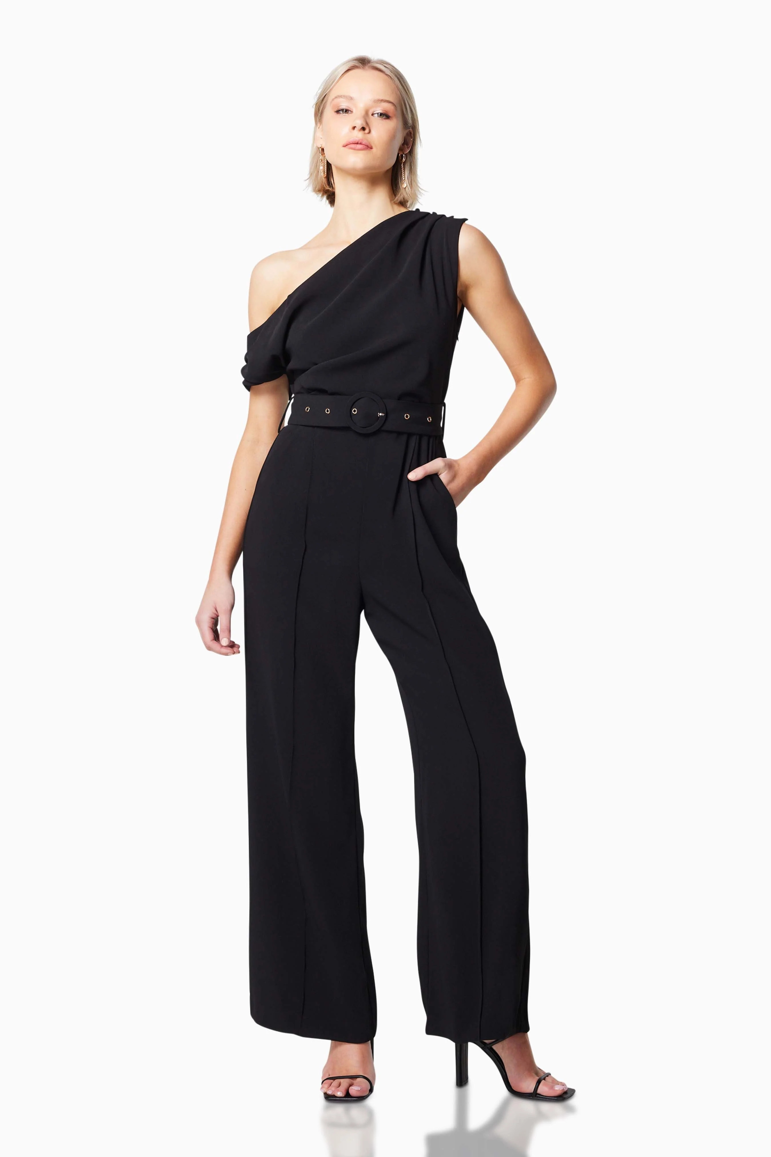 Elliatt Elba Jumpsuit - Black - Image 2