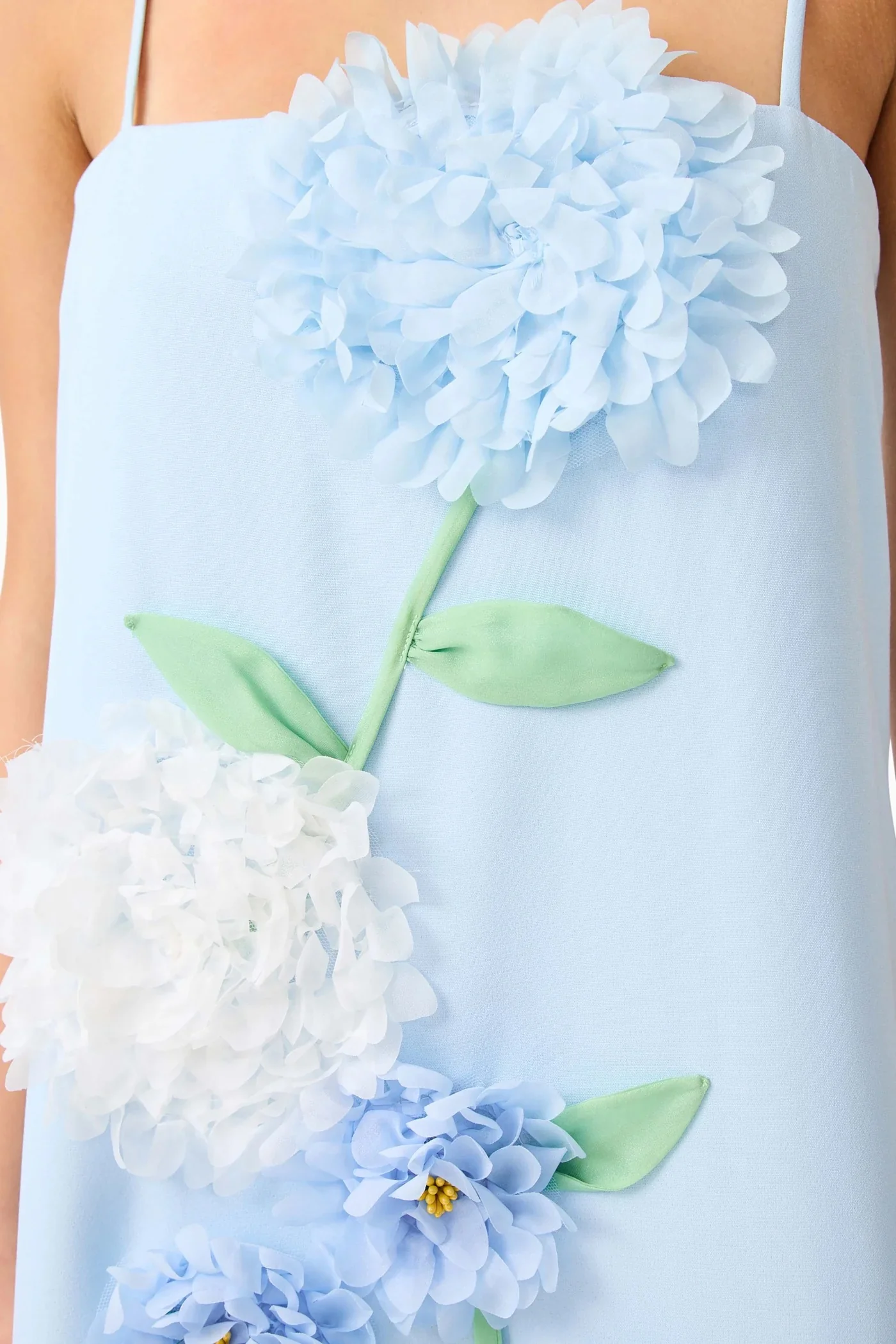 Elliatt Embroidered Maxi Dress - Baby Blue - Image 4