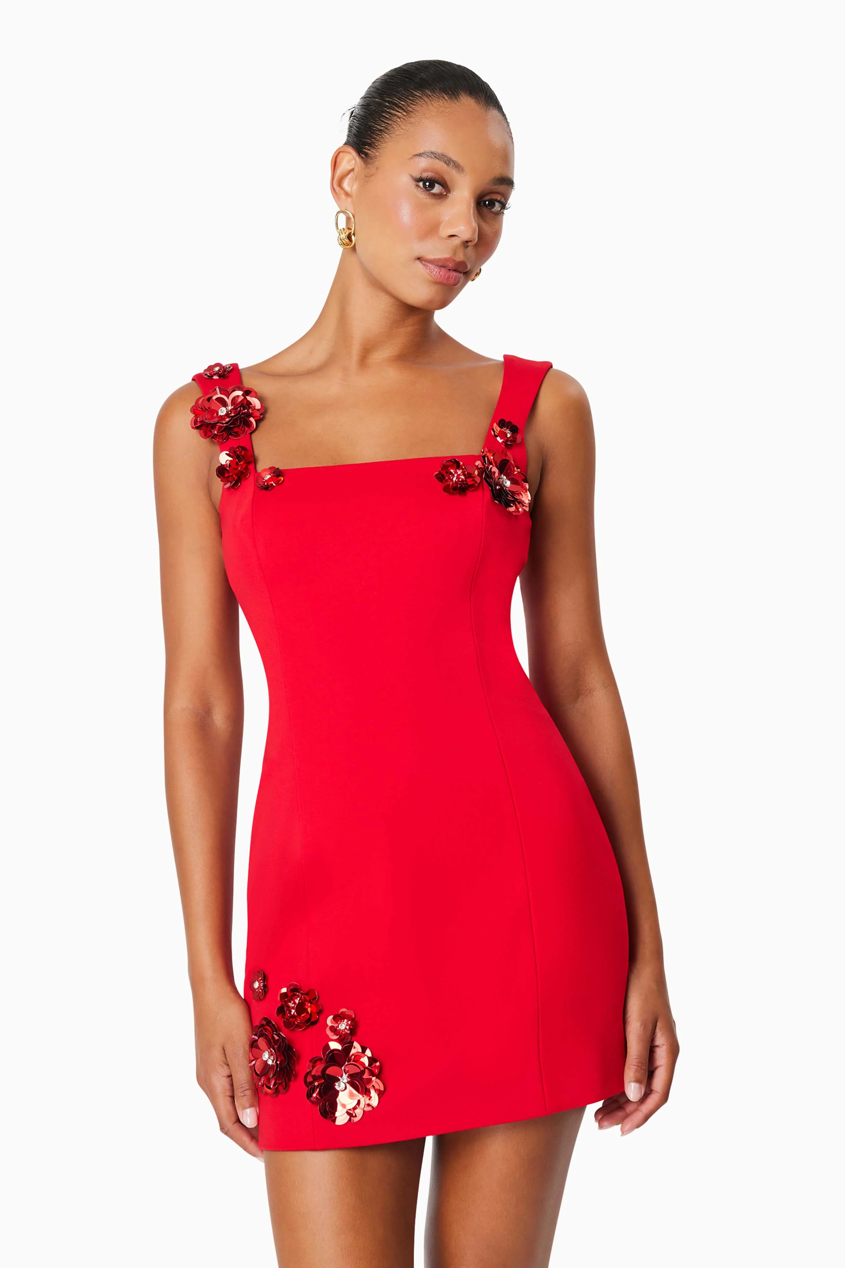 Elliatt Emma Mini Dress - Red - Image 2