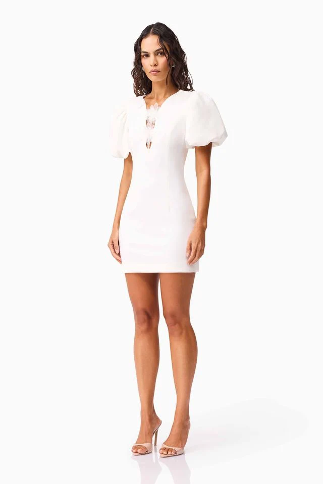 Elliatt Euphoria Mini Dress - White - Image 3