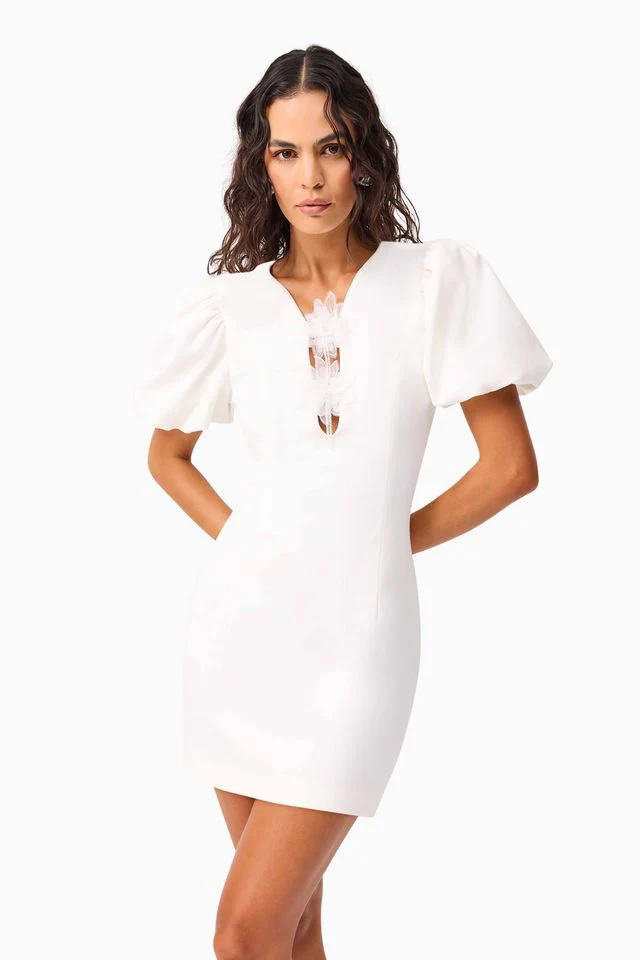 Elliatt Euphoria Mini Dress - White - Image 4