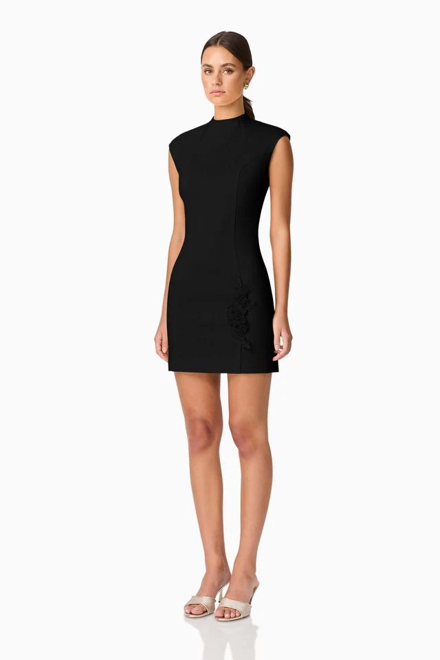 Elliatt Evee Mini Dress - Black - Image 2