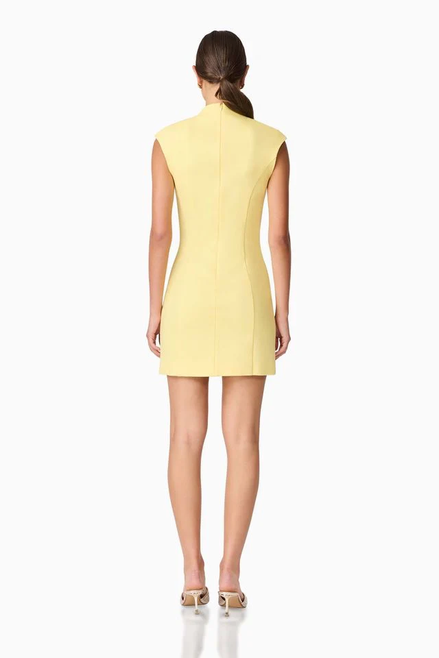 Elliatt Evee Mini Dress - Lemon - Image 5