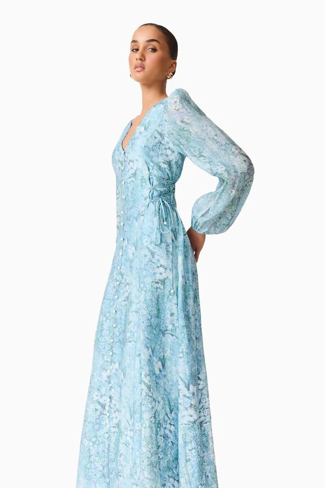 Elliatt Faye Maxi Dress - Blue Multi - Image 5