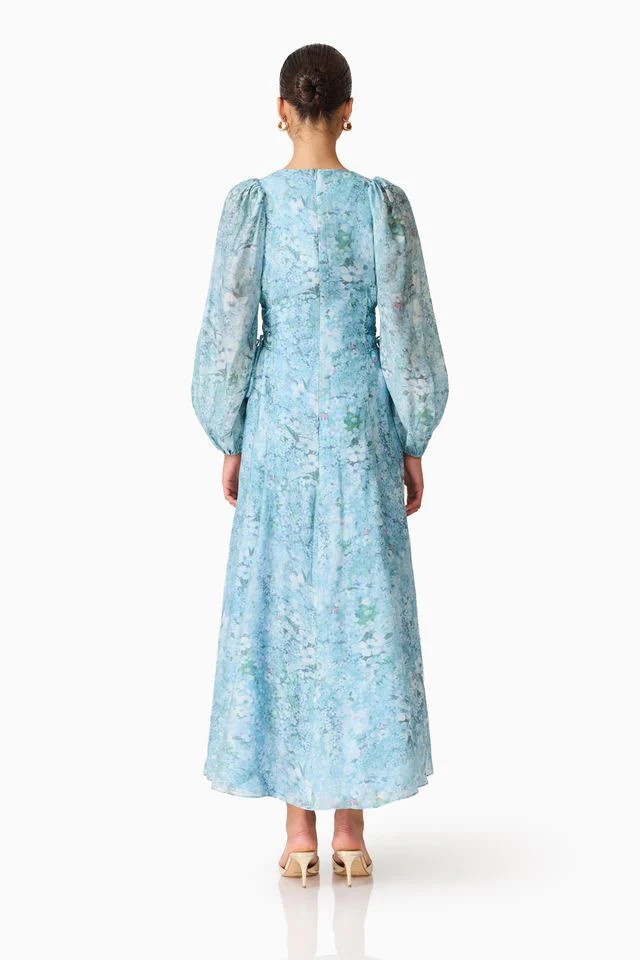 Elliatt Faye Maxi Dress - Blue Multi - Image 6