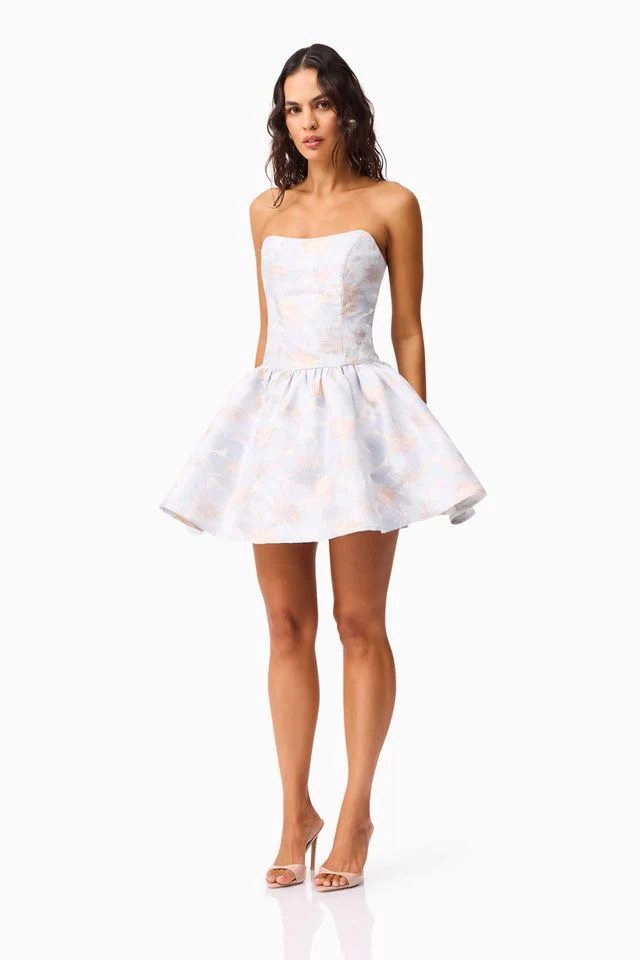 Elliatt Fiorella Aline Mini Dress - Baby Blue - Image 4