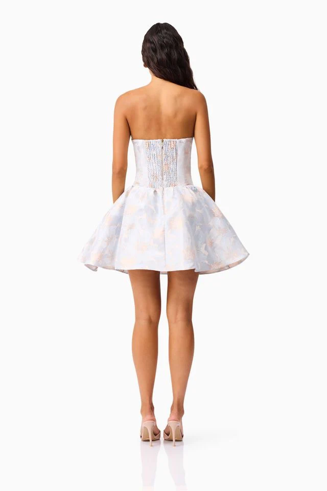 Elliatt Fiorella Aline Mini Dress - Baby Blue - Image 5