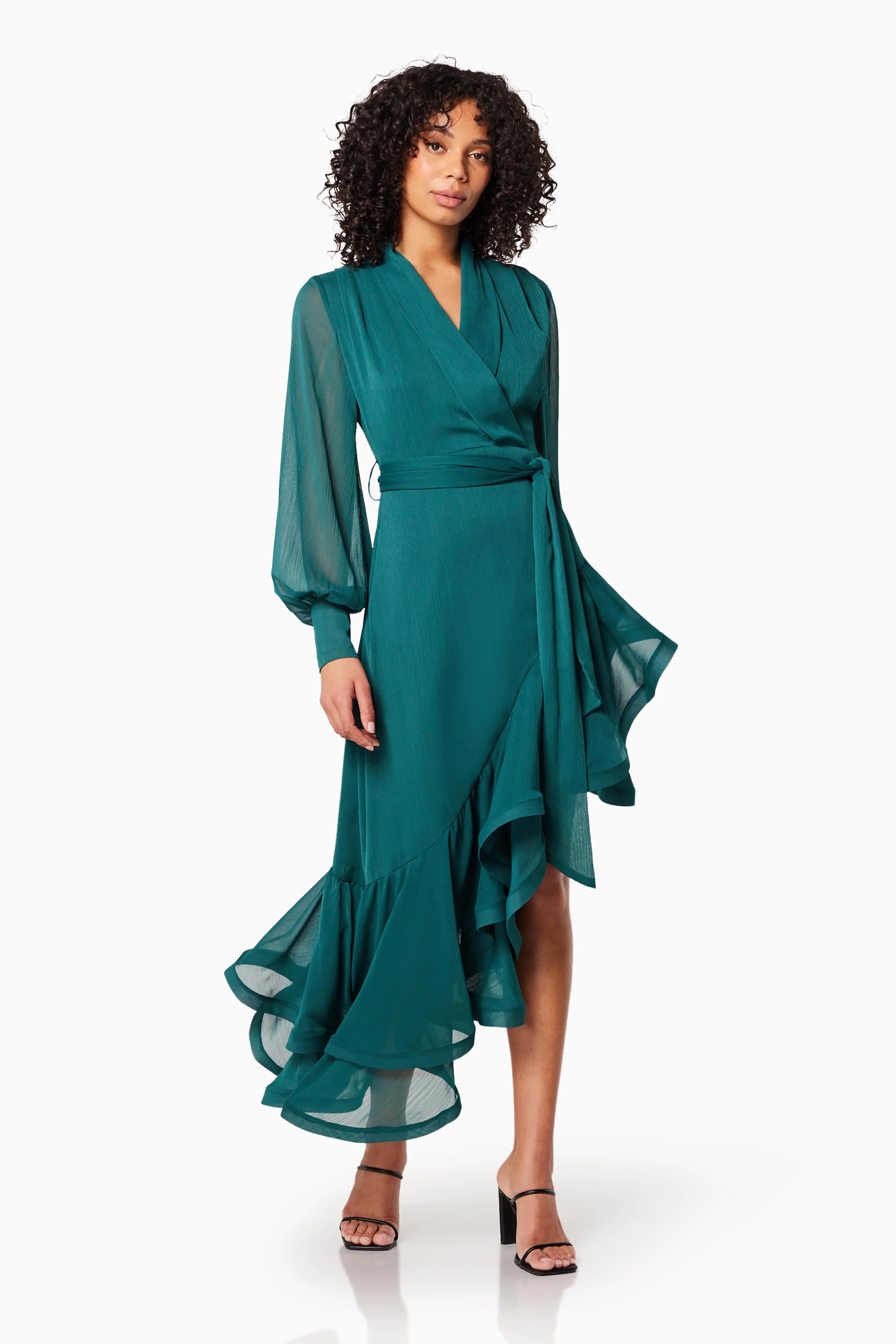 Elliatt Genevieve Dress - Forest Green - Image 3